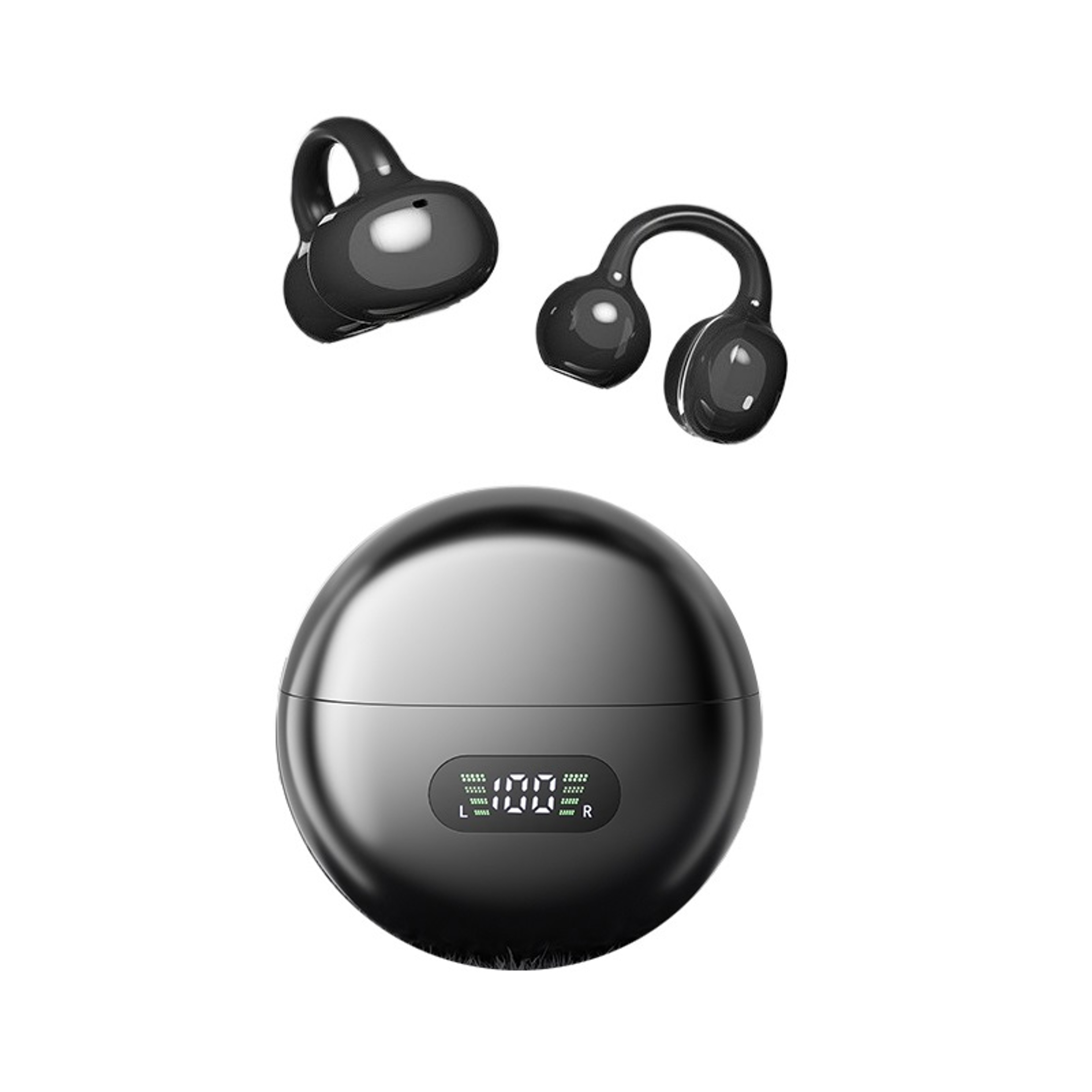 Open Ear Clip Bone Conduction Bluetooth Sport Earbuds – view 1