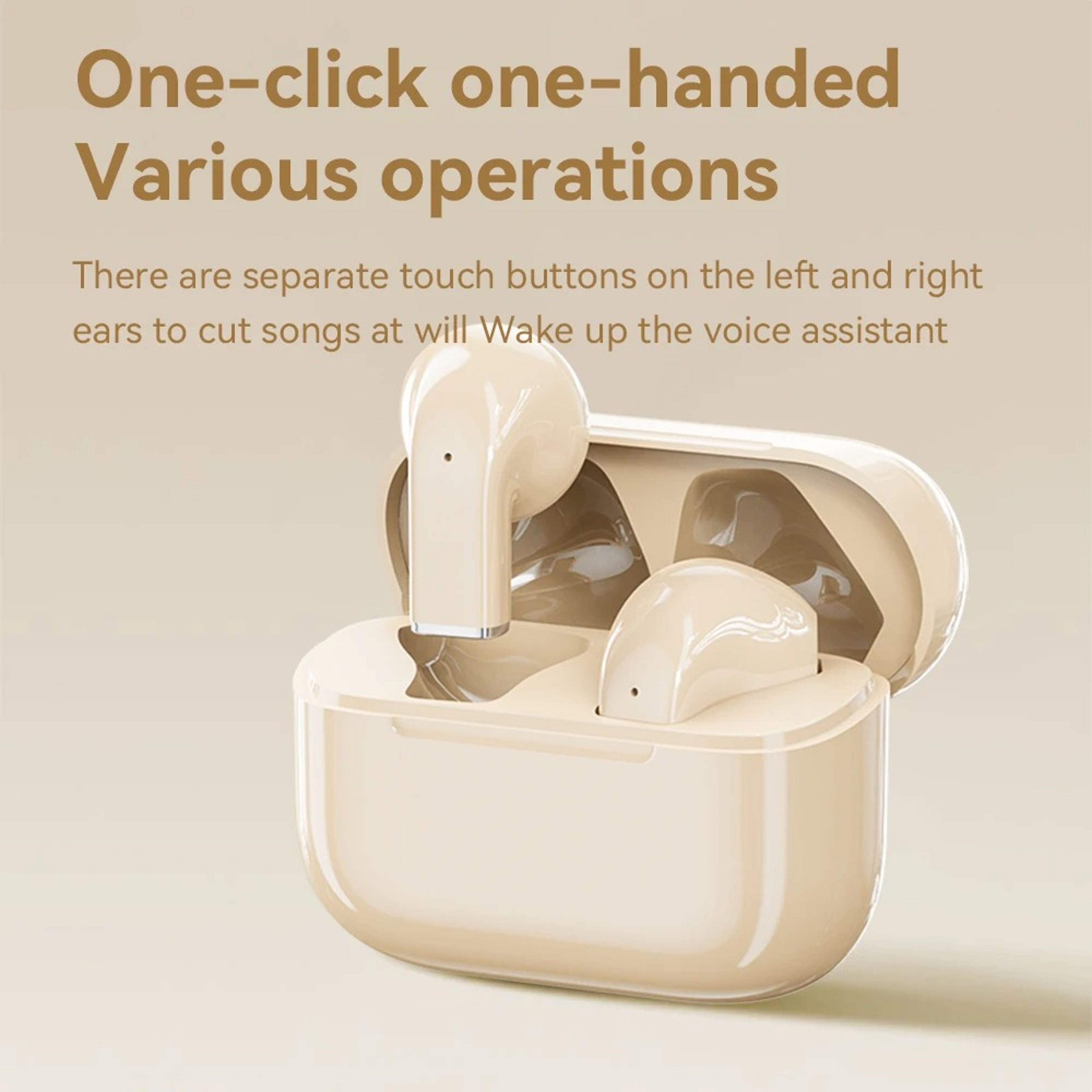 Long Lasting Wireless Earbuds With Noise Cancelling Mic – view 3