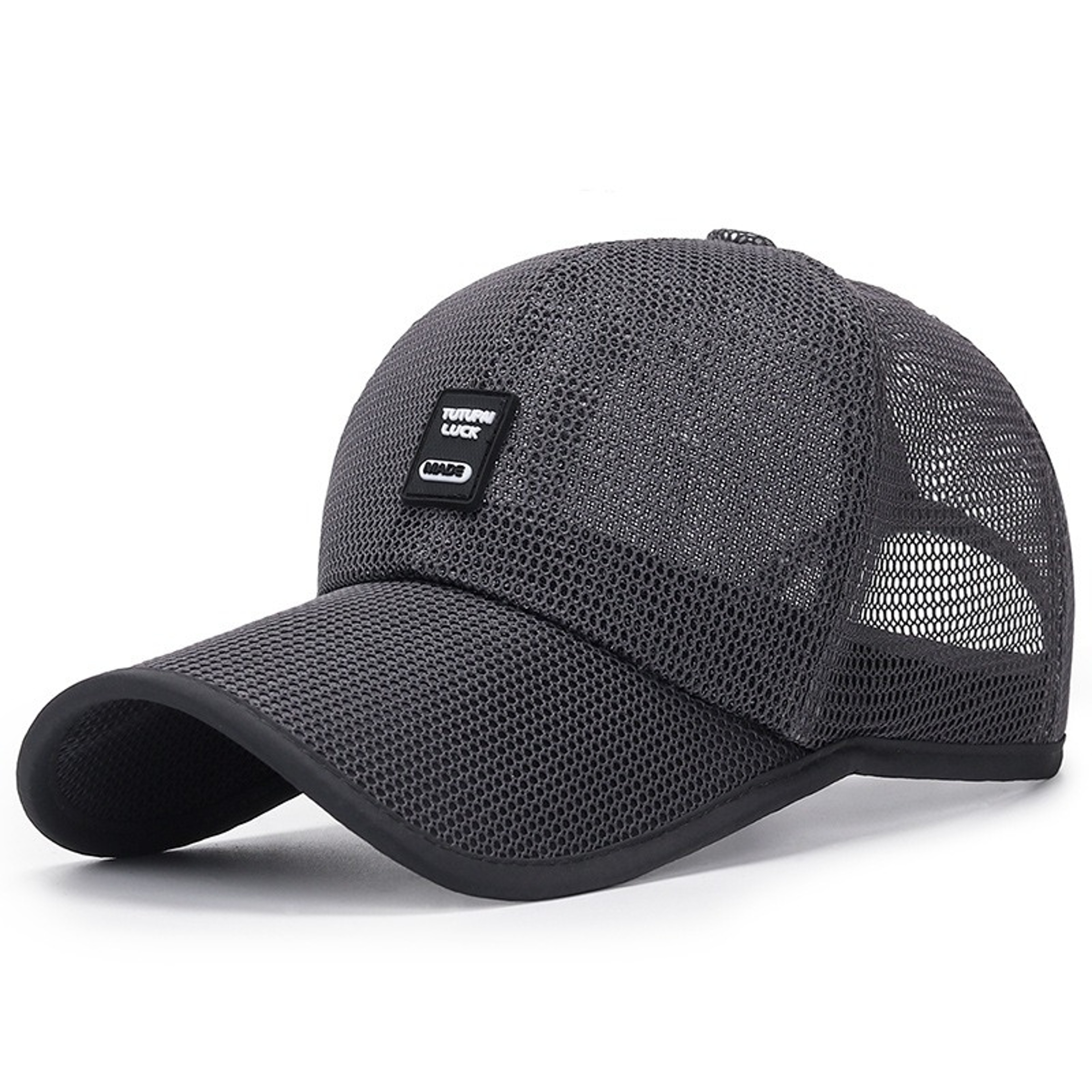 Breathable Mesh Snapback Baseball Cap Summer Lightweight Sport Sun Hat Unisex Adjustable 1