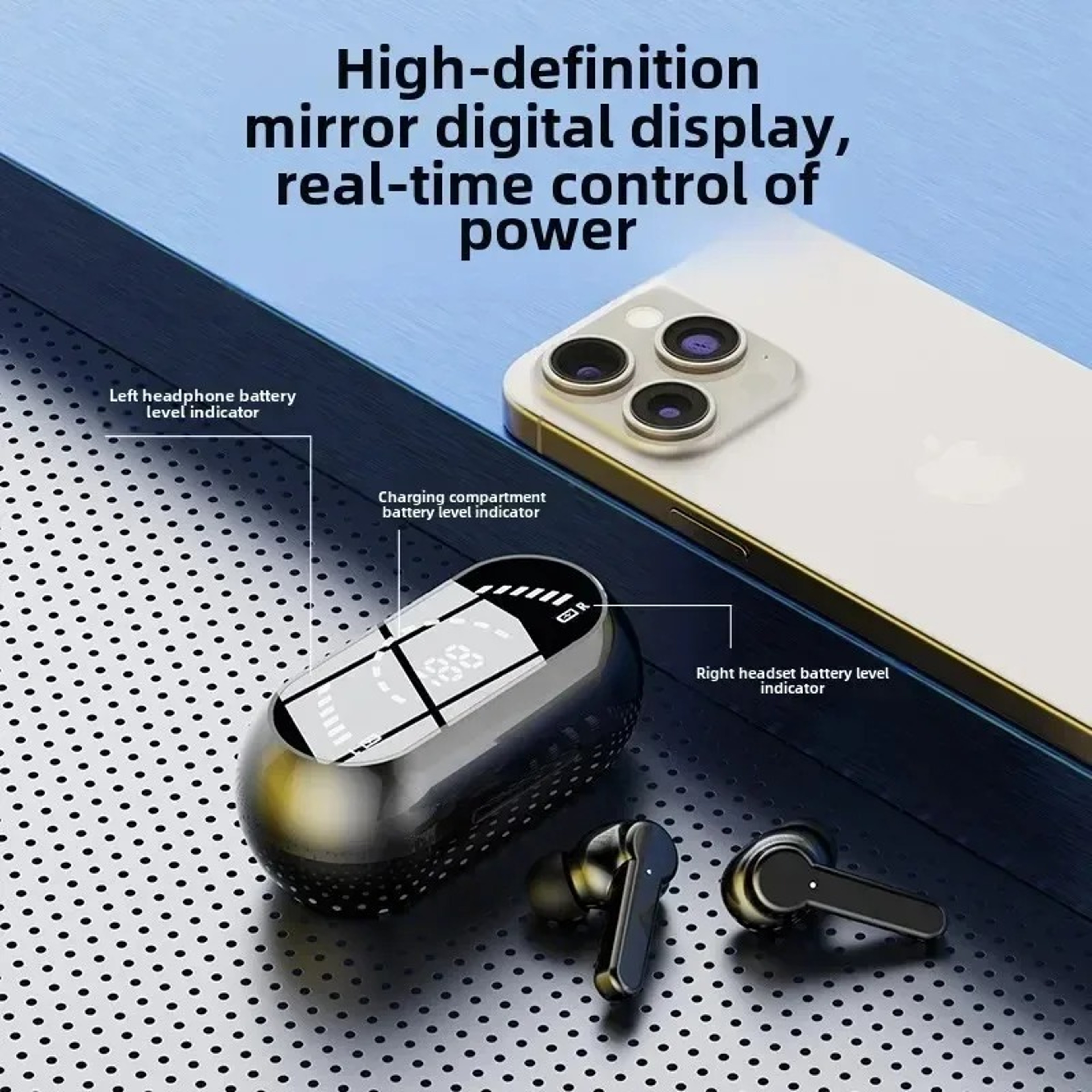TWS Wireless Earbuds with Deep Bass Touch Control and Noise Reduction – view 6