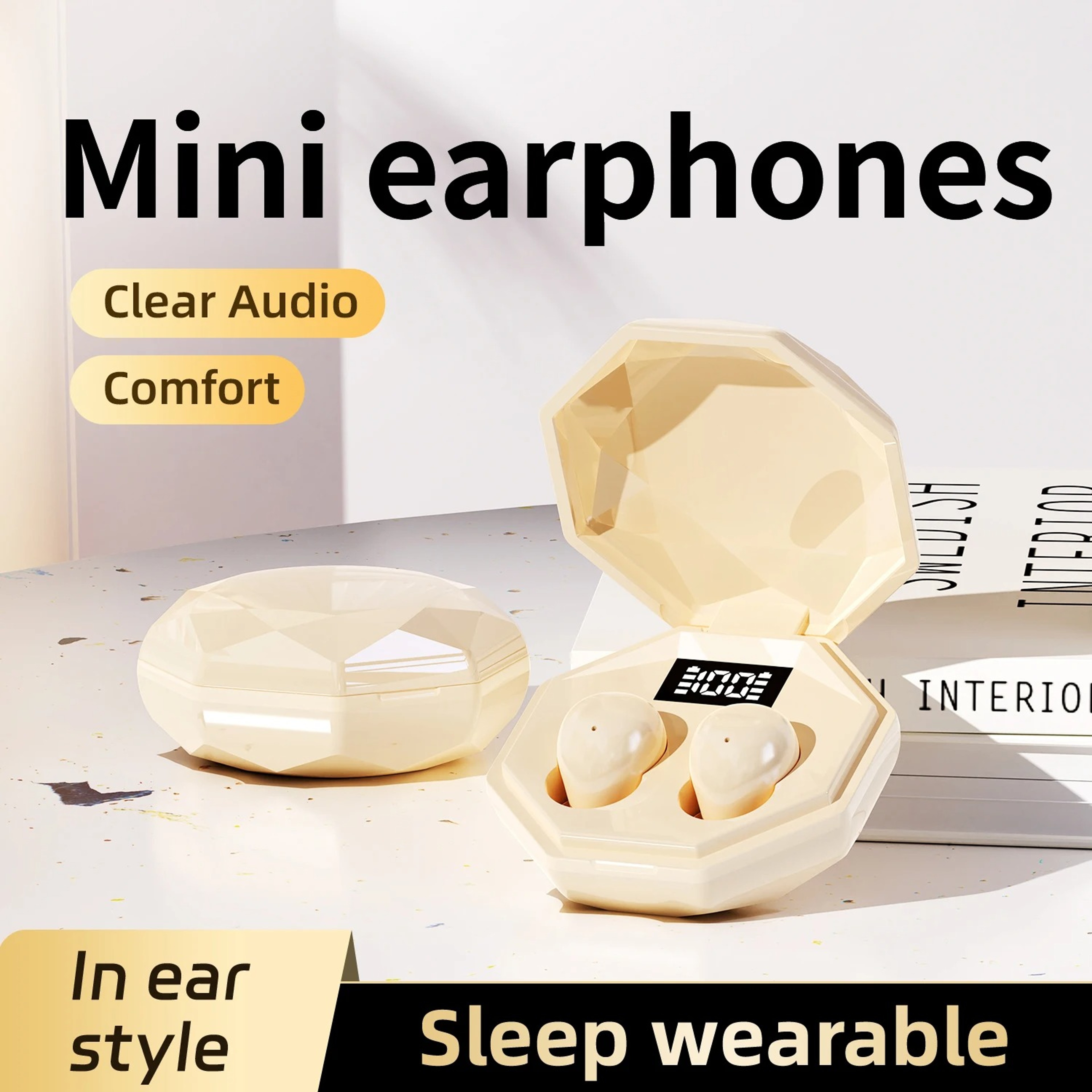 Invisible Bluetooth Sleep Earbuds With Mic And Noise Cancellation 3