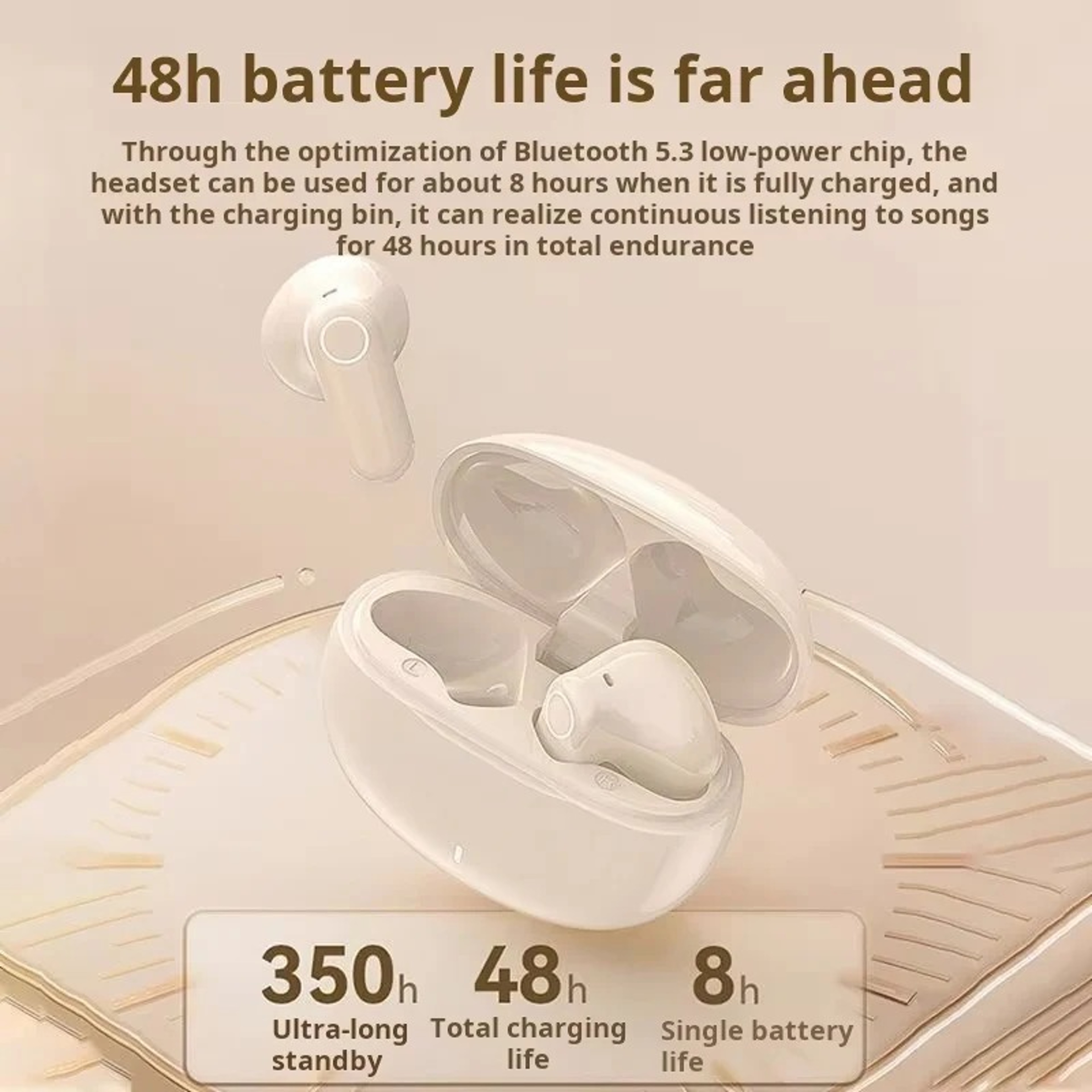 Bluetooth Waterproof Sports Wireless Earbuds With Mic 4