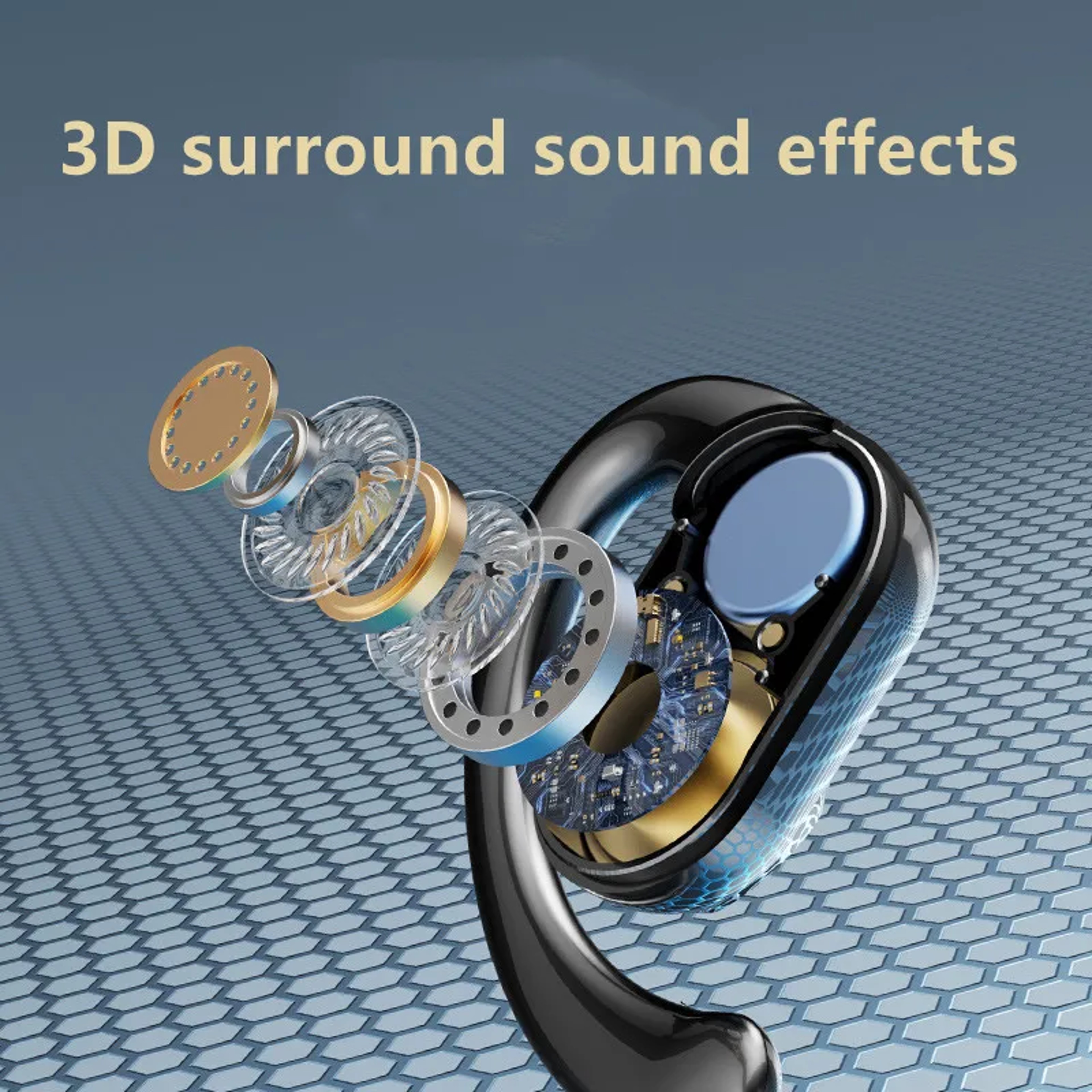 Bluetooth Earhook Earbuds with Low Latency Gaming Sound – view 4