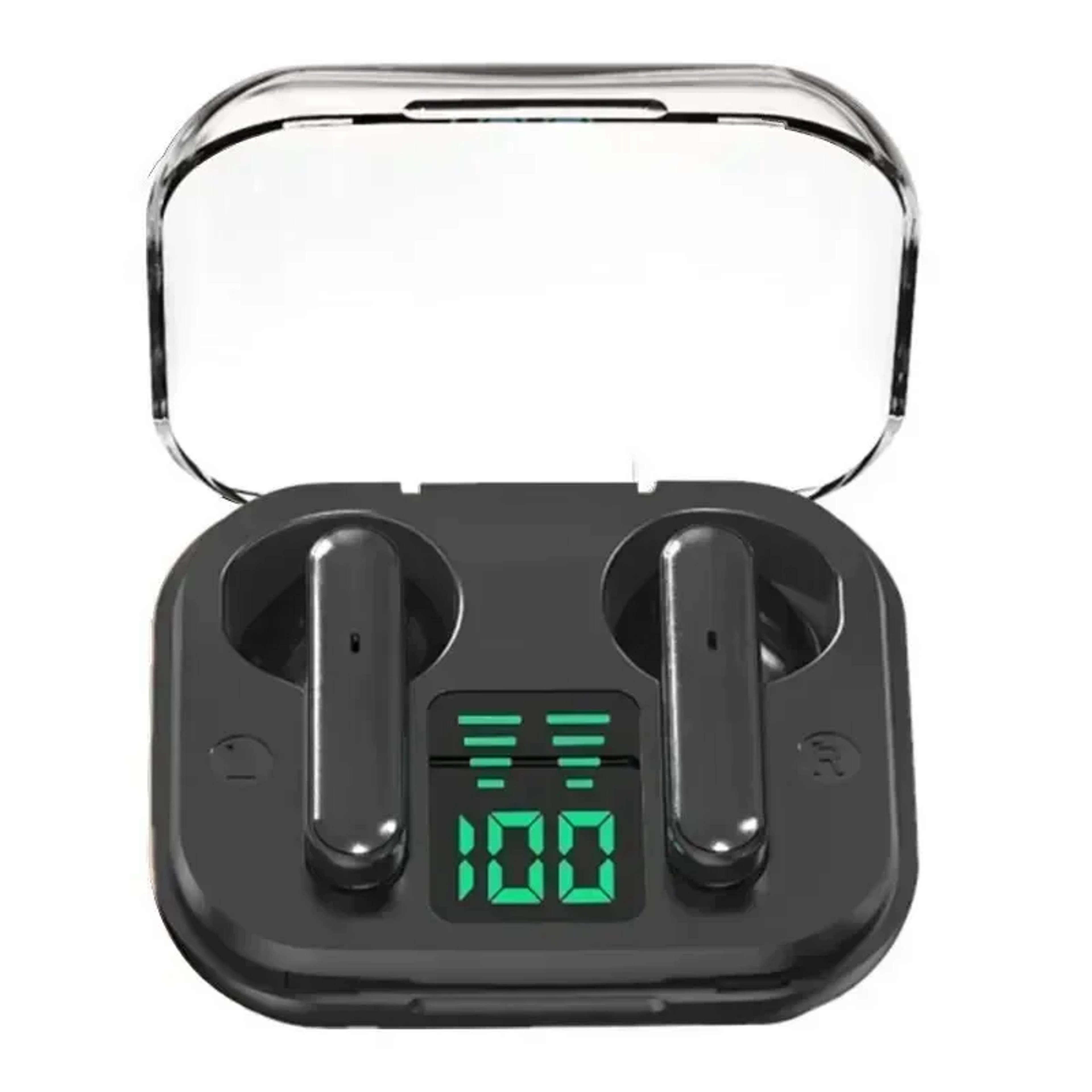 Transparent Bluetooth Wireless Earbuds with ENC Mic and LED Battery Display – view 8