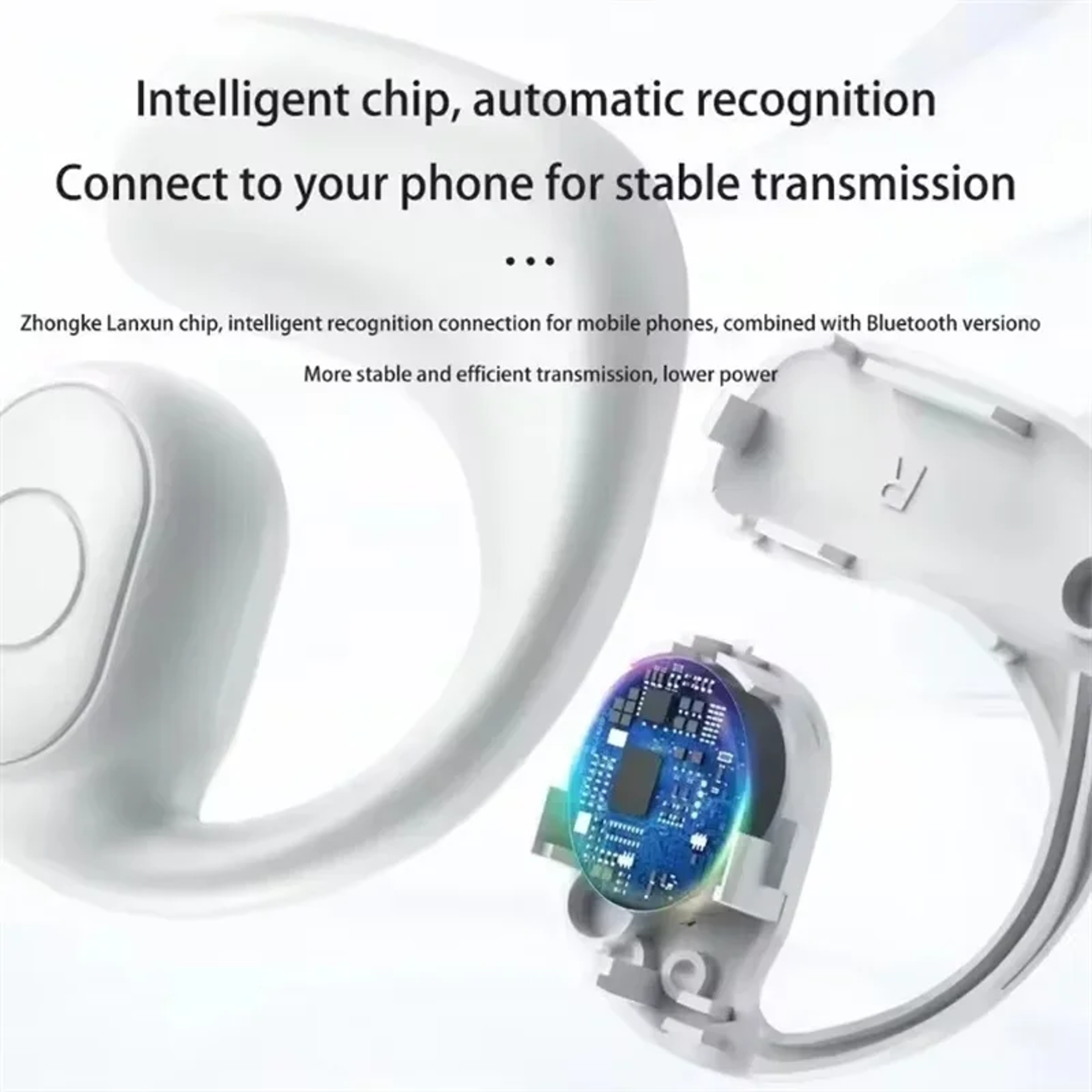 Noise Cancelling Wireless Bluetooth Headset With Microphone – view 3