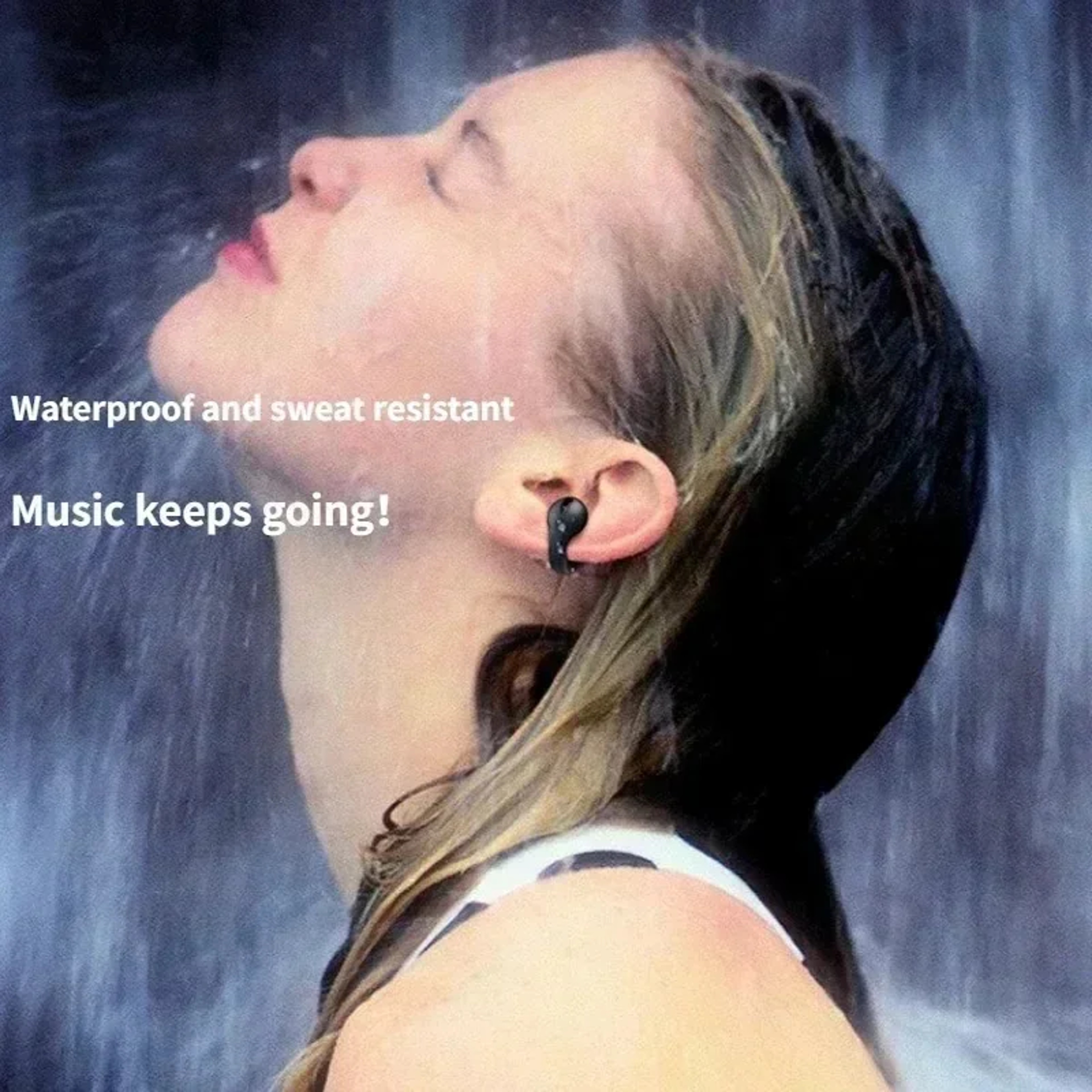 Bluetooth Clip Ear Wireless Headphones with HD Call Mic – view 5
