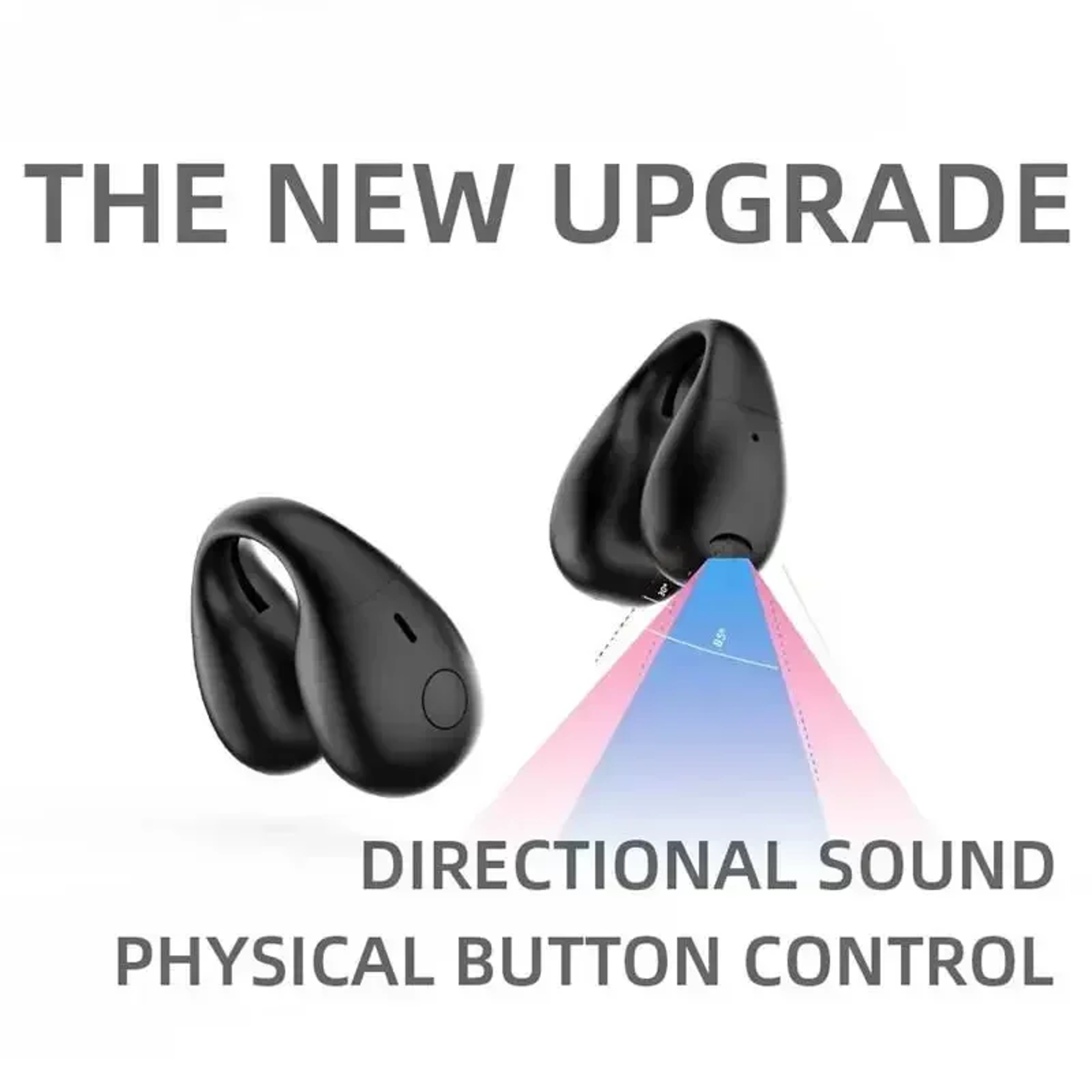 Earclip Wireless Bluetooth Headset OWS Anti Sweat HD Stereo Earphones 5