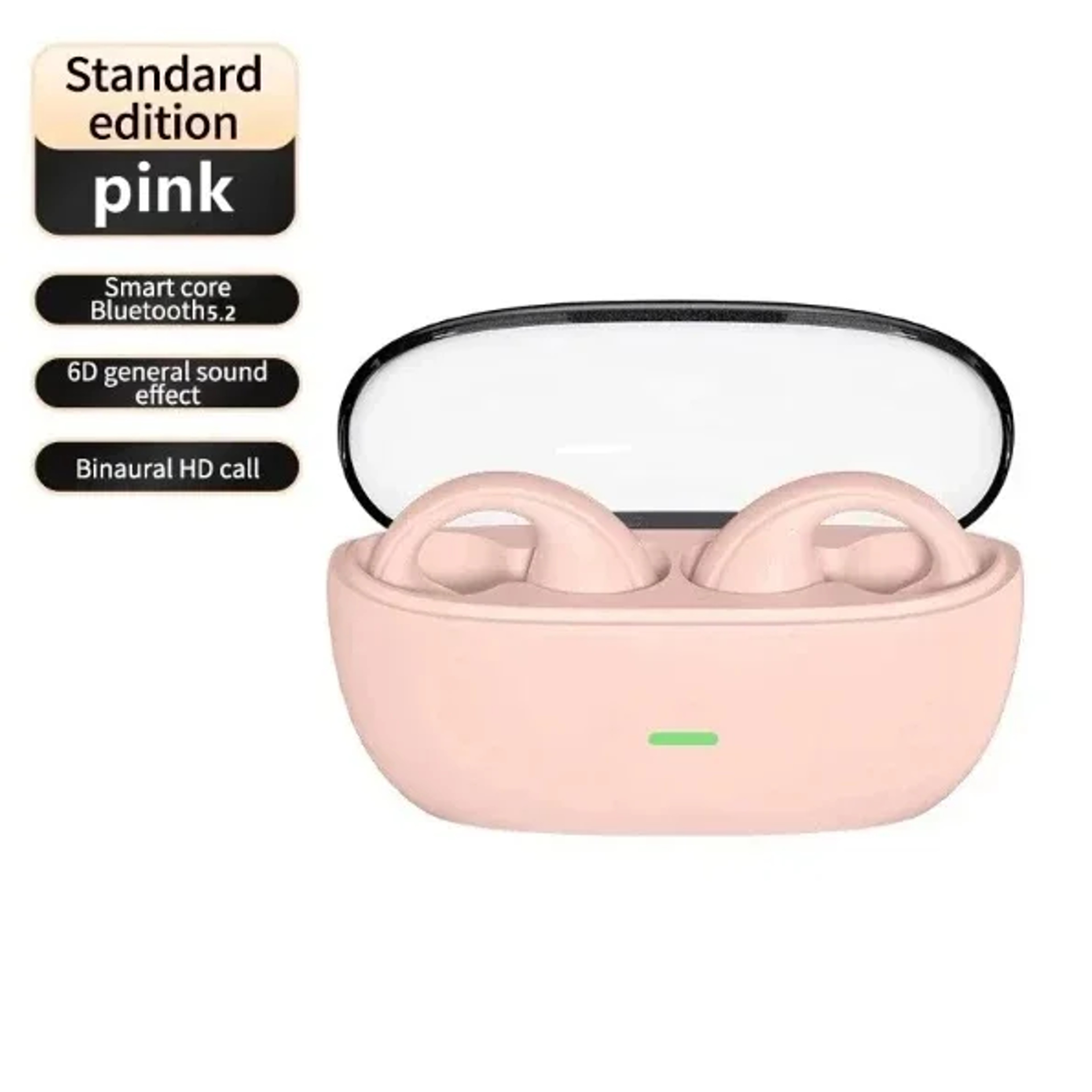 Earclip Wireless Bluetooth Headset OWS Anti Sweat HD Stereo Earphones 8