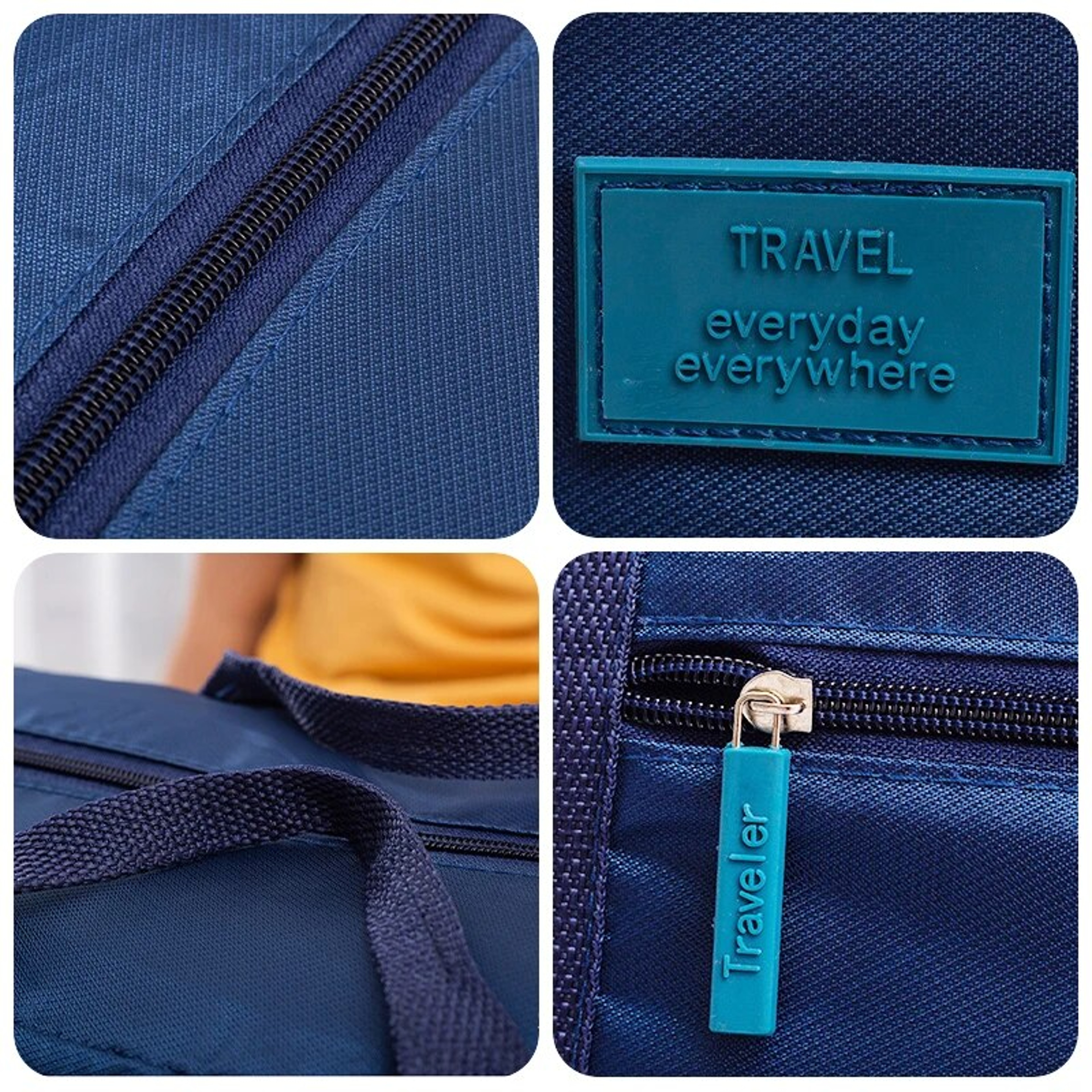 Lightweight Foldable Travel Duffel Bag Carry On Weekender Unisex Overnight Luggage Tote 5