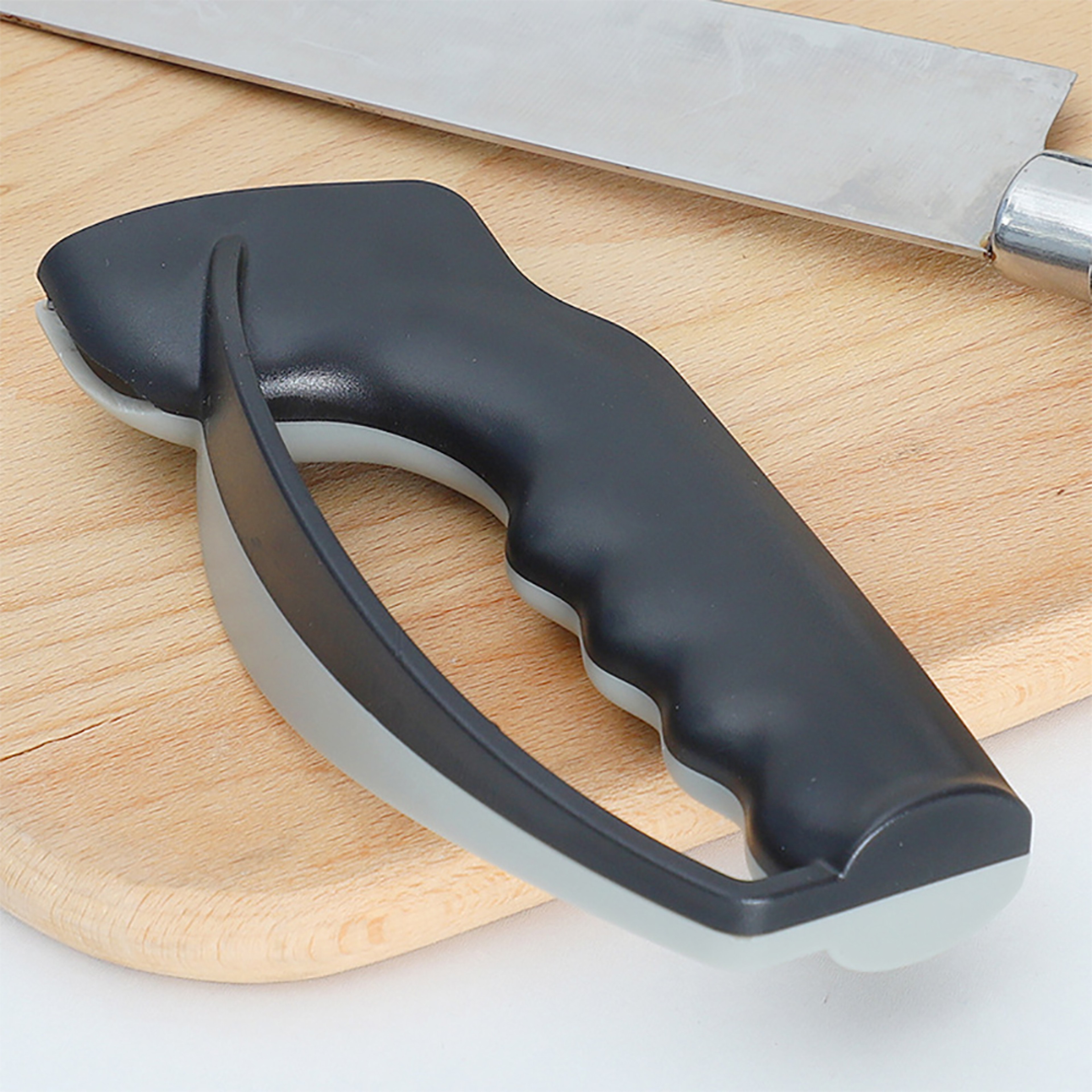 Manual Knife Sharpener Kitchen Tool Quick Whetstone Sharpener  Blade Sharpener For Home Use 0