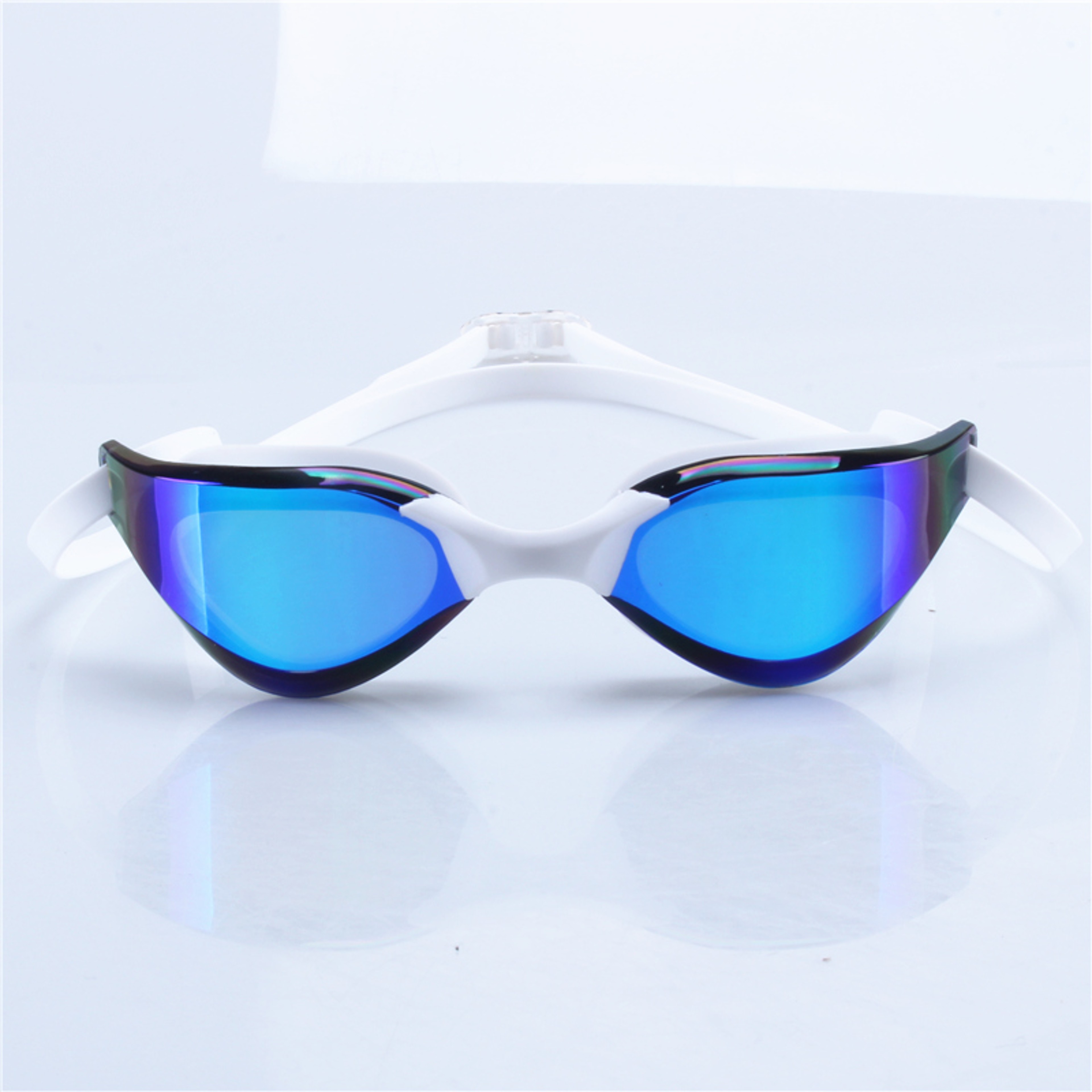 Professional Anti Fog Swimming Goggles With Electroplate Lens And Silicone Seal 3