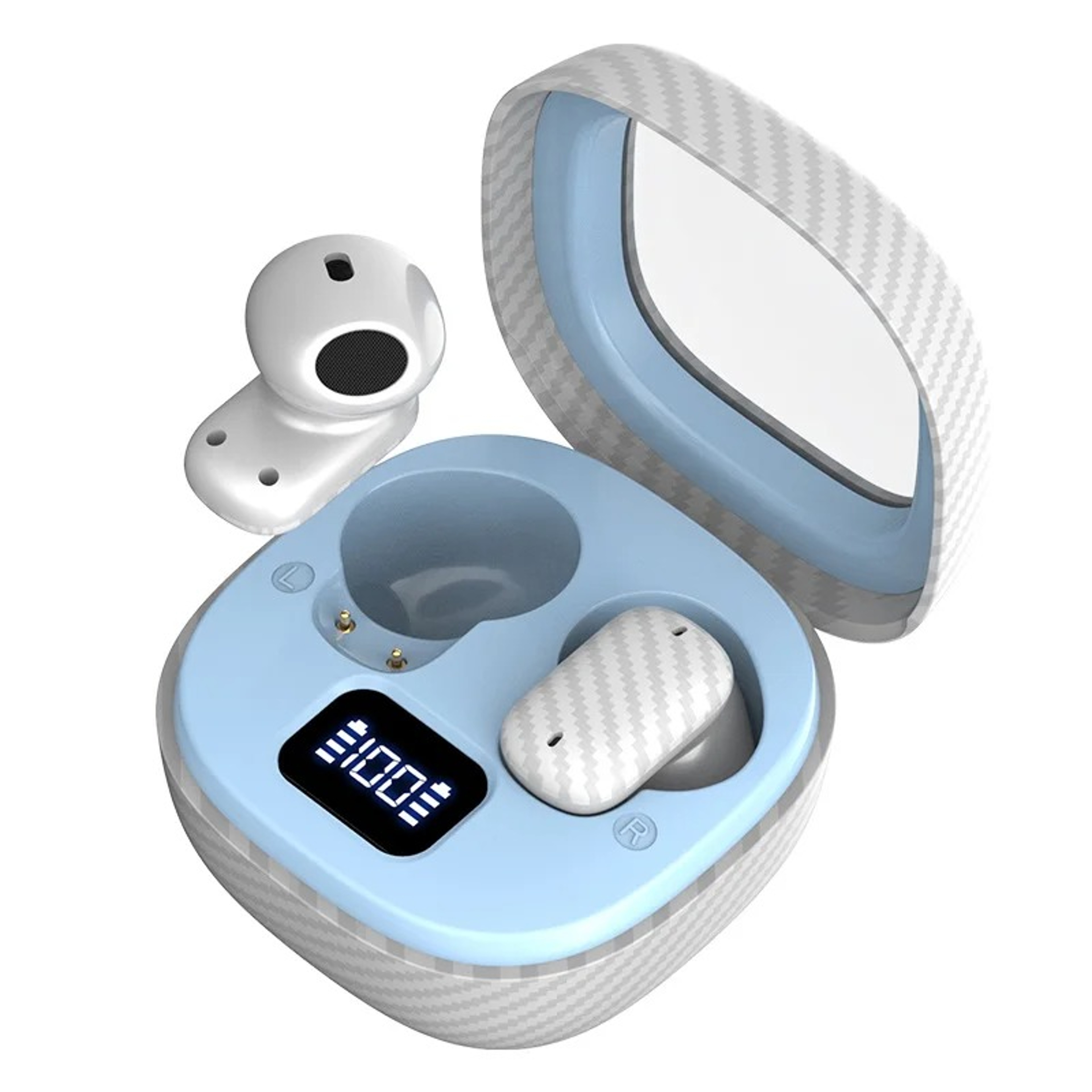 Mini Invisible Sleep Bluetooth Earbuds with Charging Case – view 8