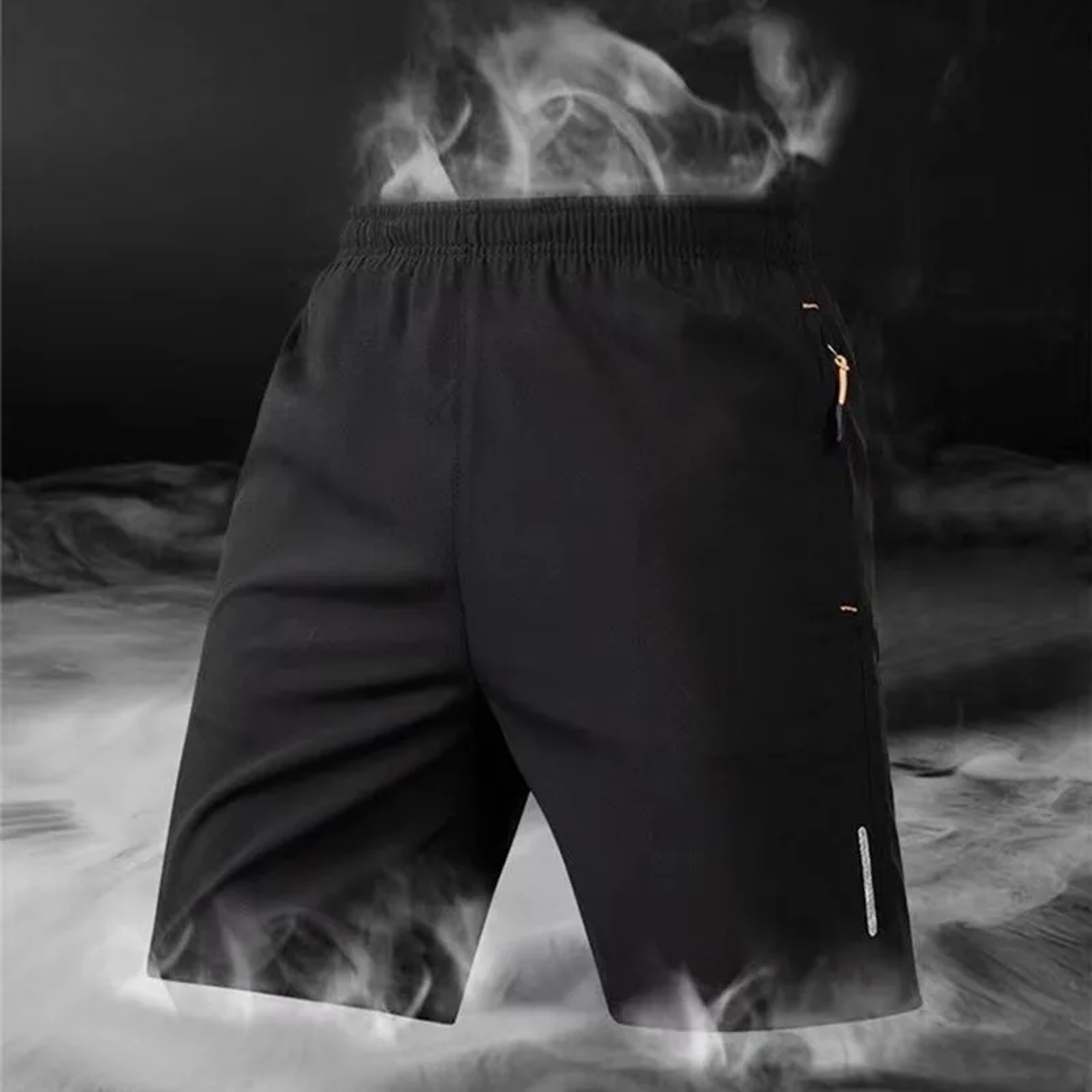 Mens Ice Silk Quick Dry Running Shorts for Gym Beach and Summer Fitness – view 3
