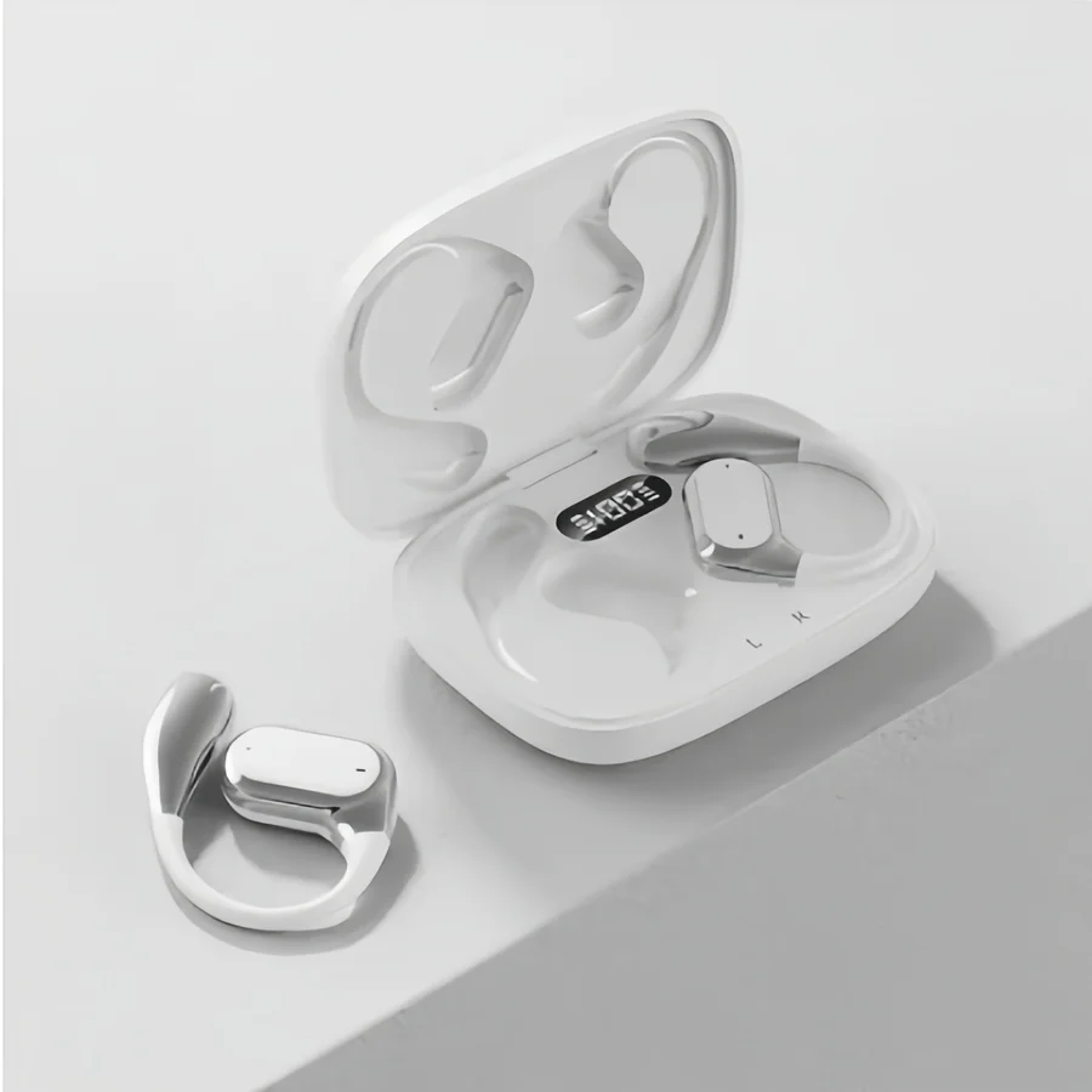 TWS Bluetooth Earbuds with Silicone Ear Hooks HD Calls ENC Noise Reduction for Sports and Active Use – view 9