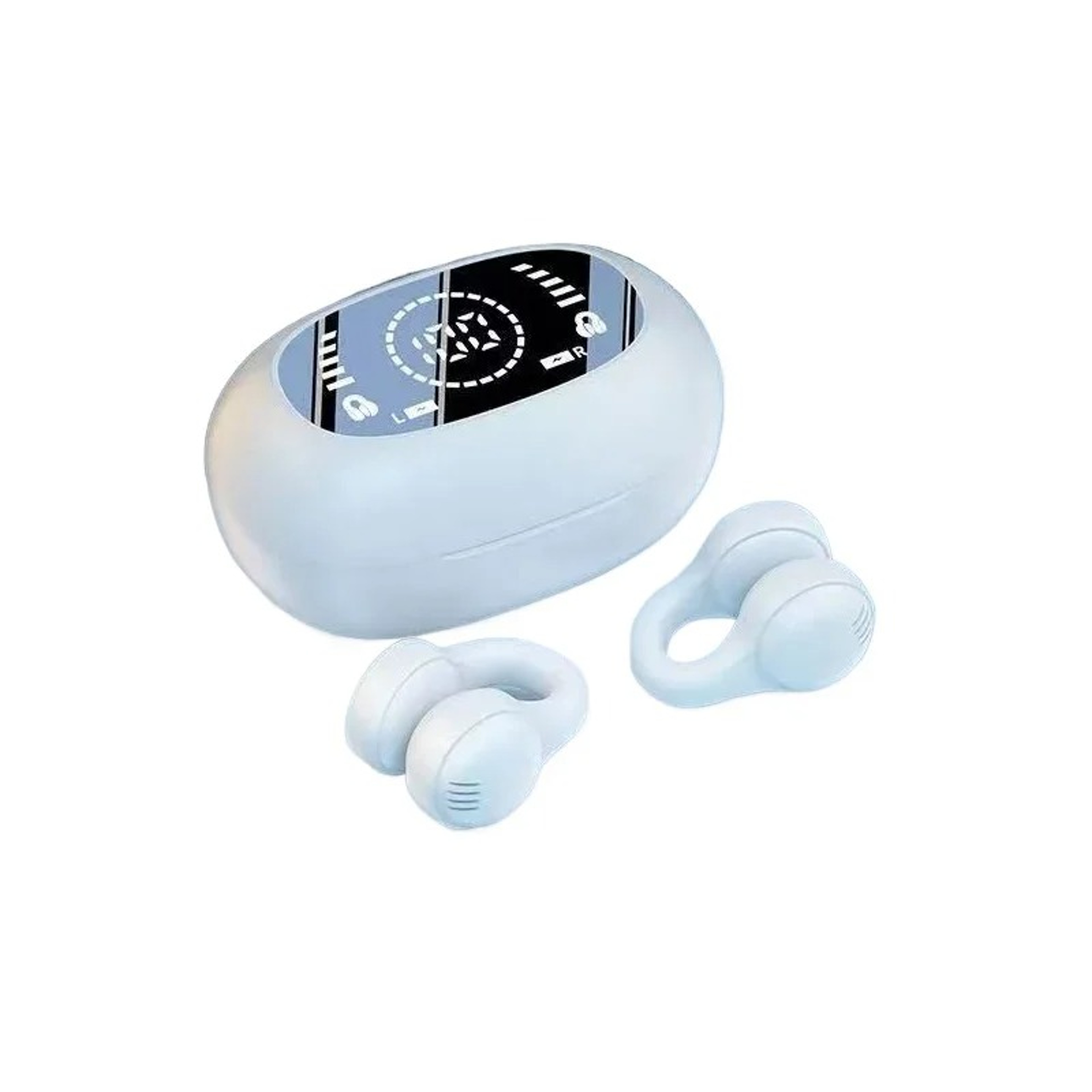 Bluetooth OWS Ear Clip Headphones with Mirror Design Open Ear Wireless Audio for Sports – view 8