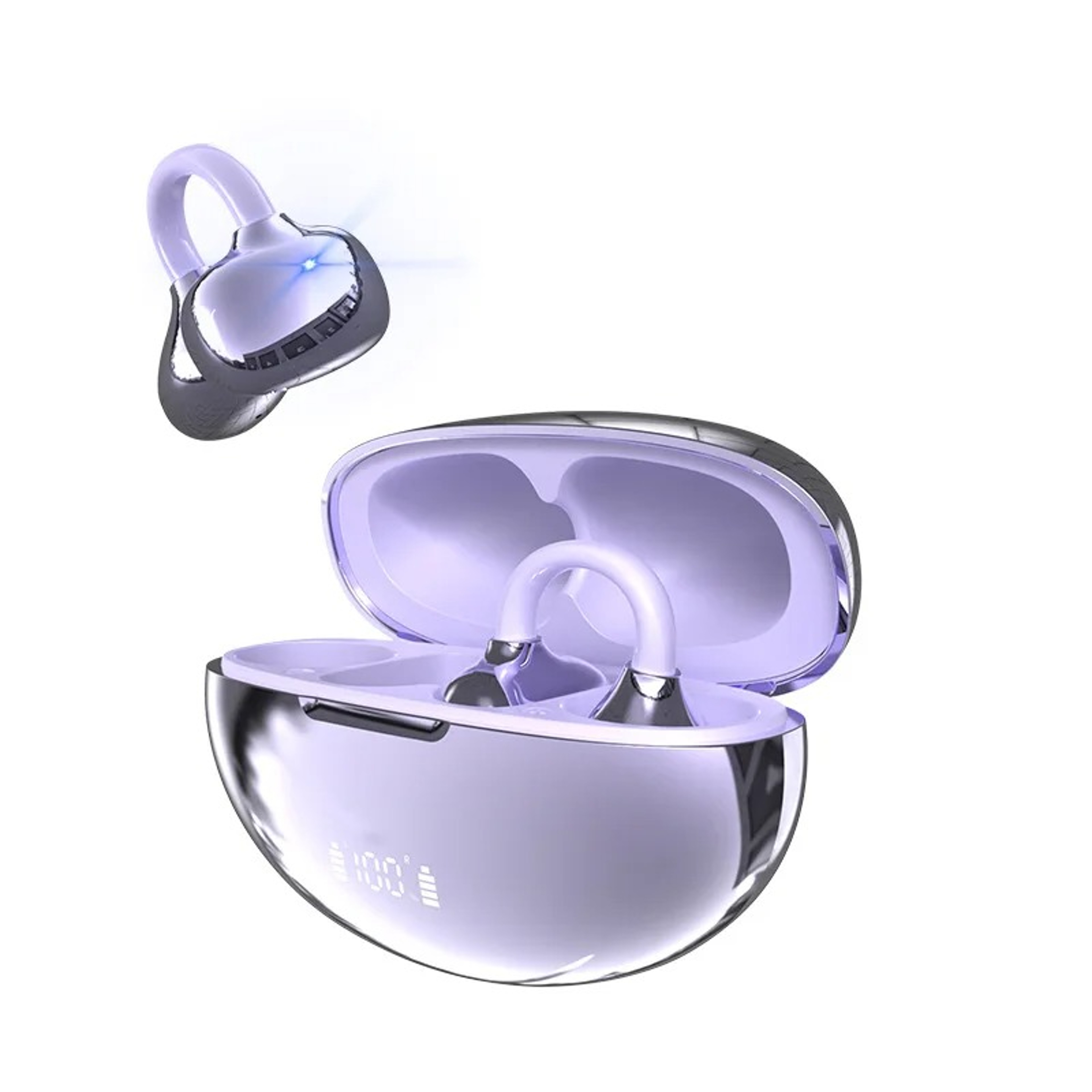 Bluetooth OWS Clip On Earbuds Pain Free Fit Wireless Headphones with Clear Calls – view 5