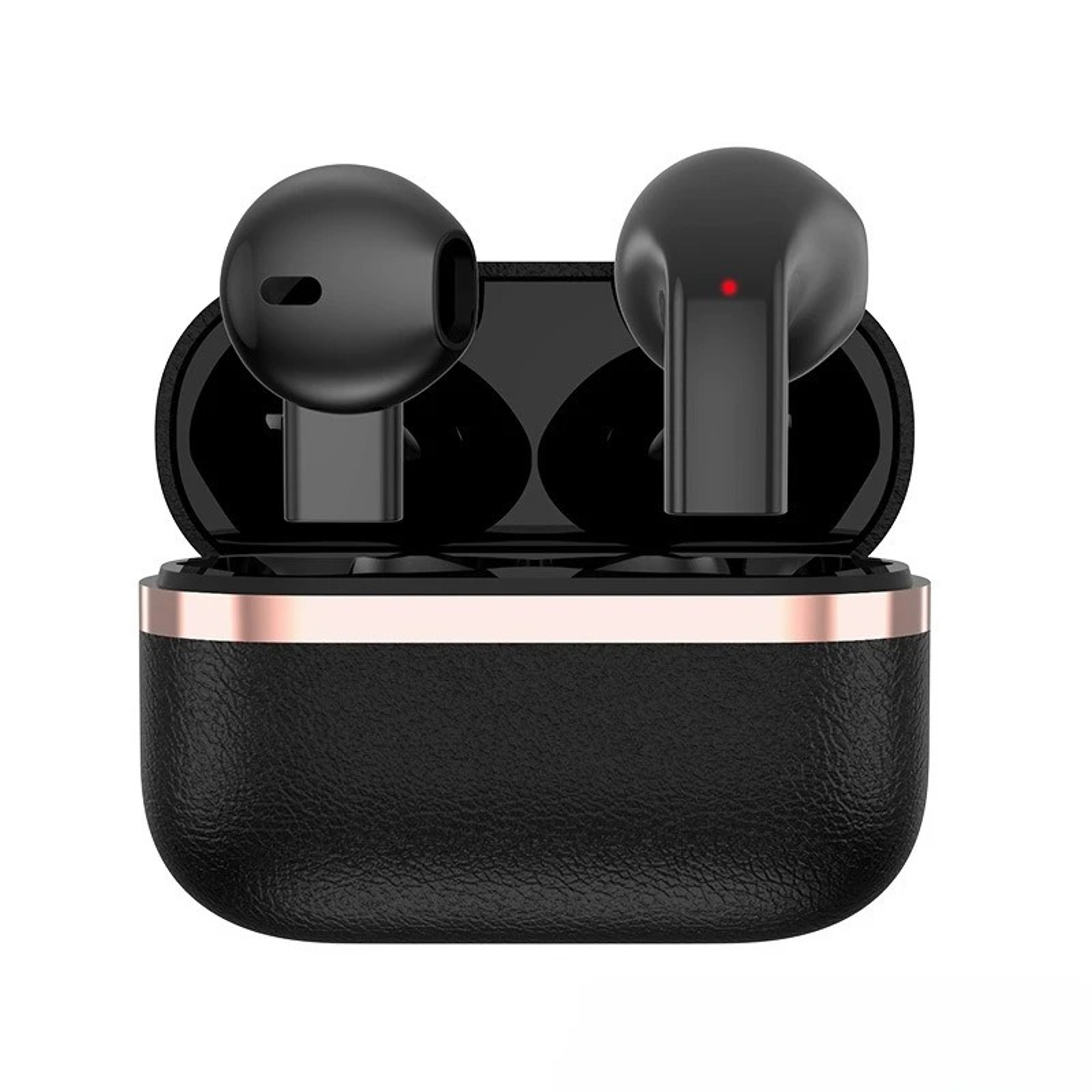 Leather Surface Wireless Earbuds with Mic Portable Bluetooth Headphones for Daily Use – view 7