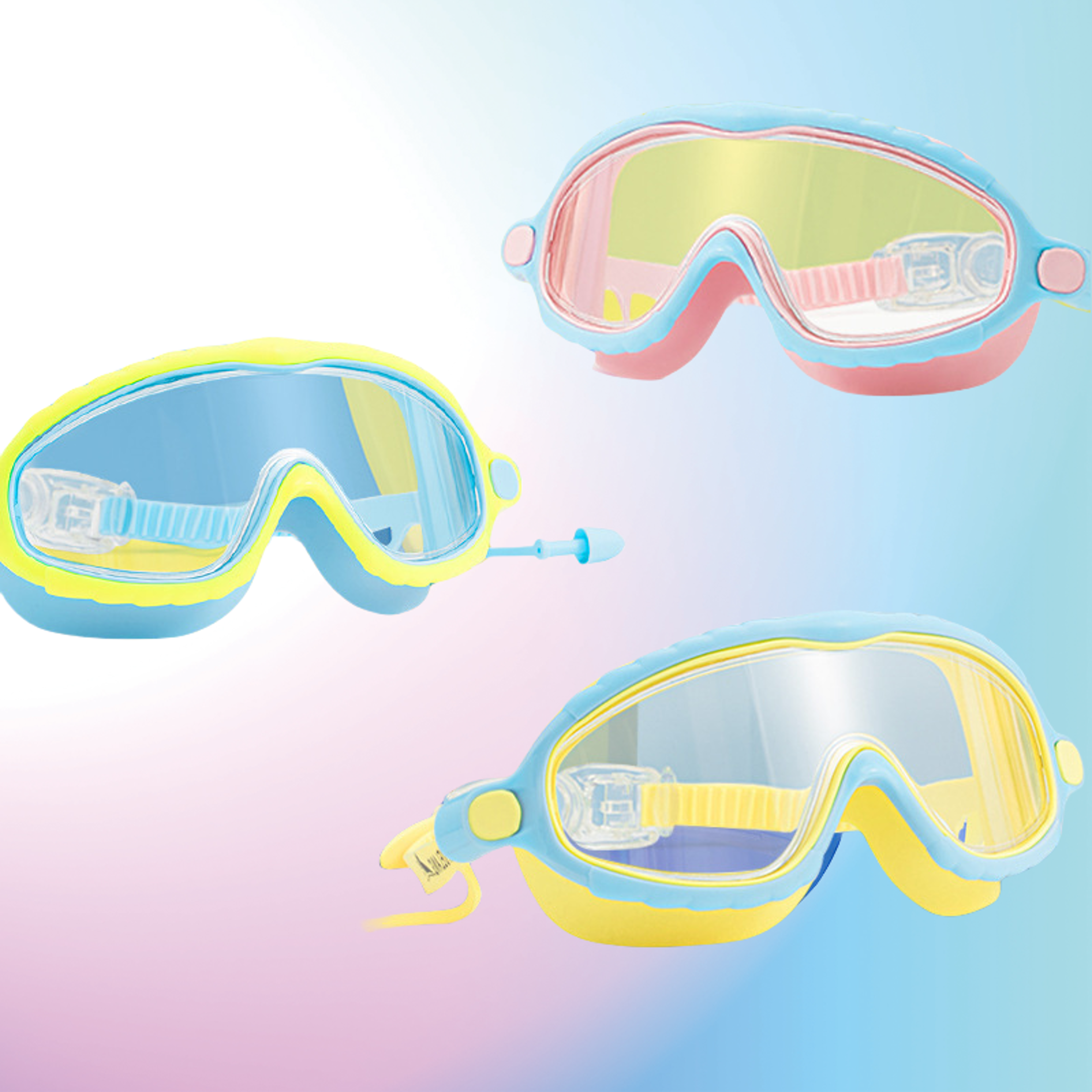 Kids Swimming Goggles for Boys and Girls Anti Fog No Leak HD View Swim Goggles – view 3