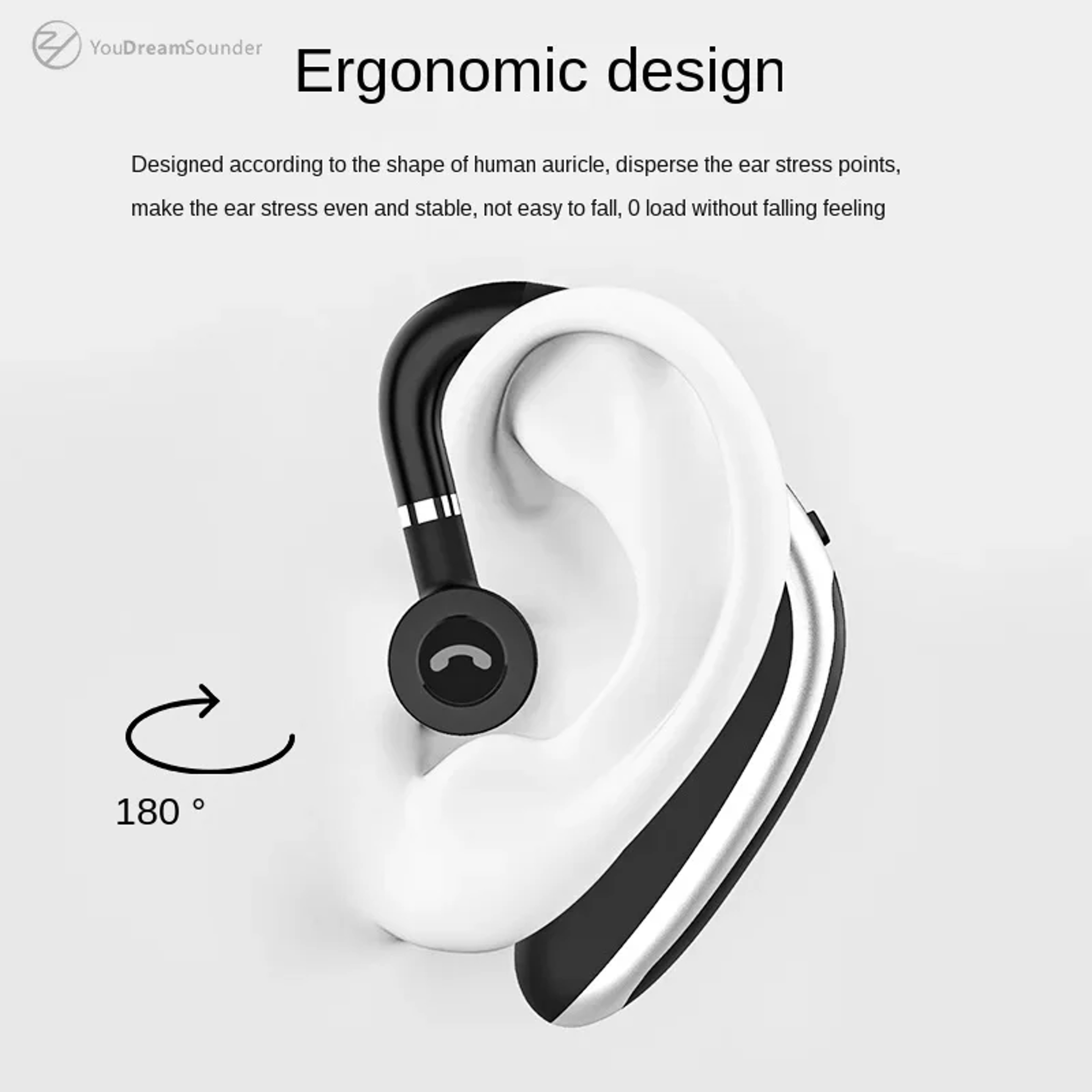 ClearCall Bluetooth Wireless Headset with Dual Mic Noise Reduction – view 6