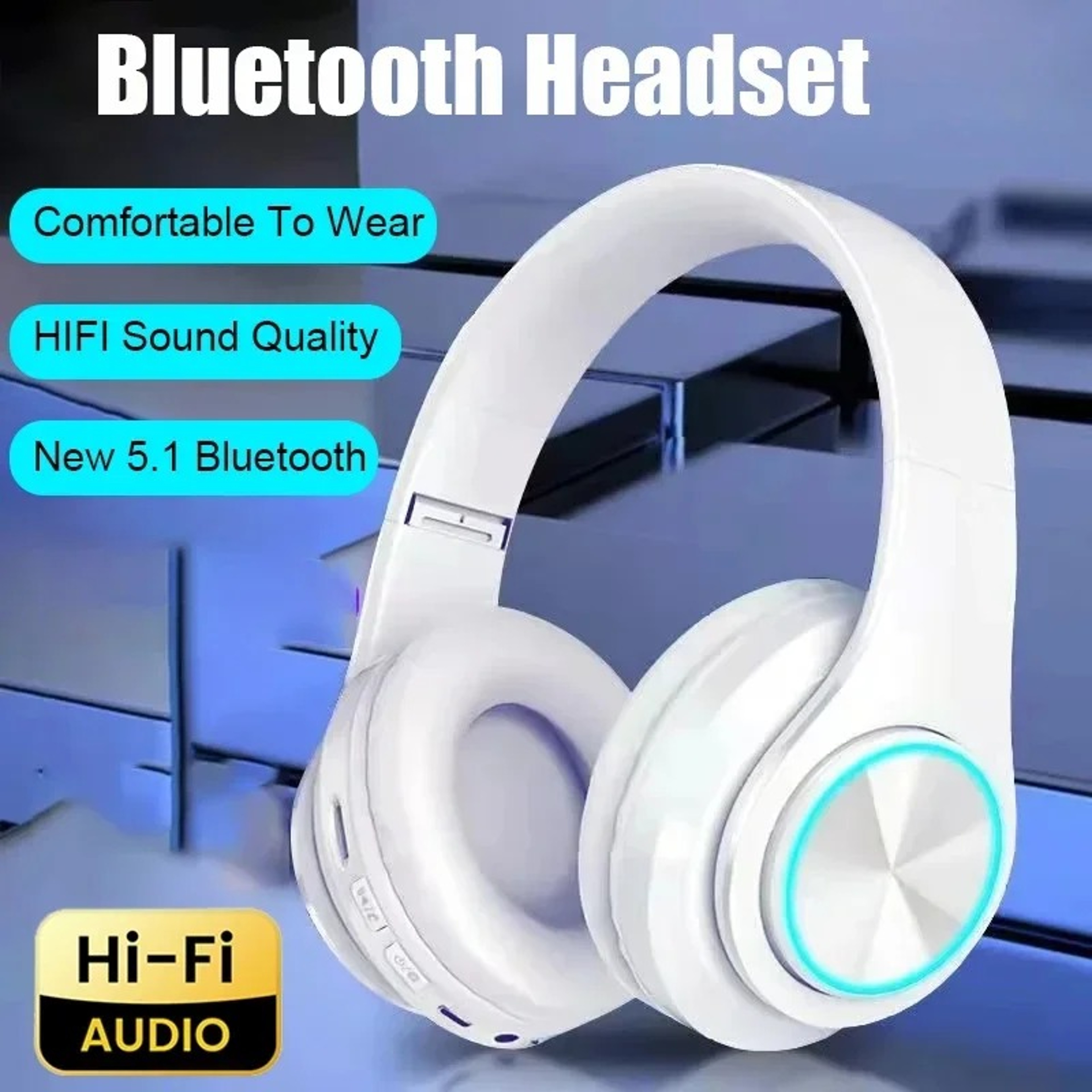 Immersive Wireless Bluetooth Gaming Headset with Mic – view 4