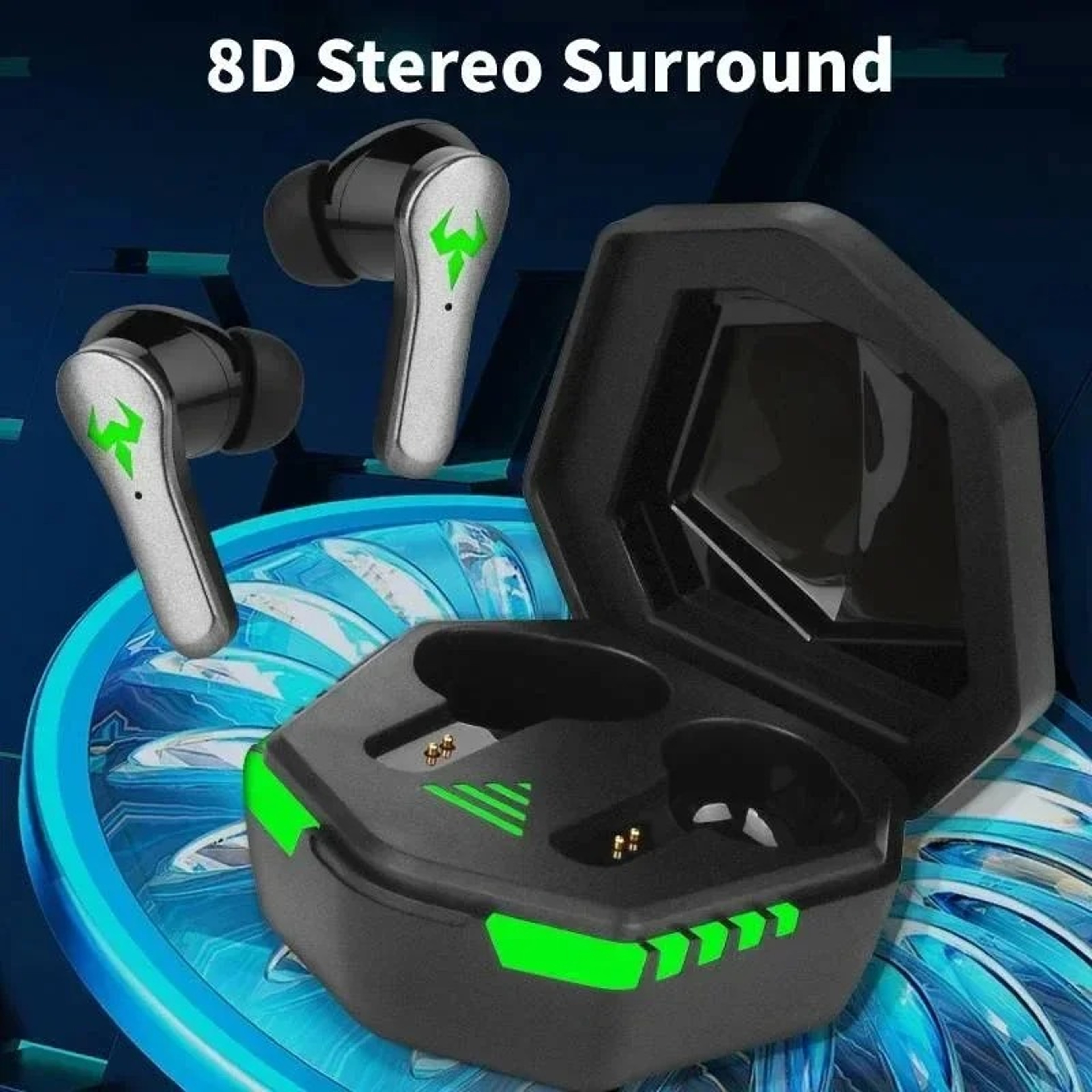 Low Latency Wireless Gaming Earbuds with Touch Control and HD Calls – view 5