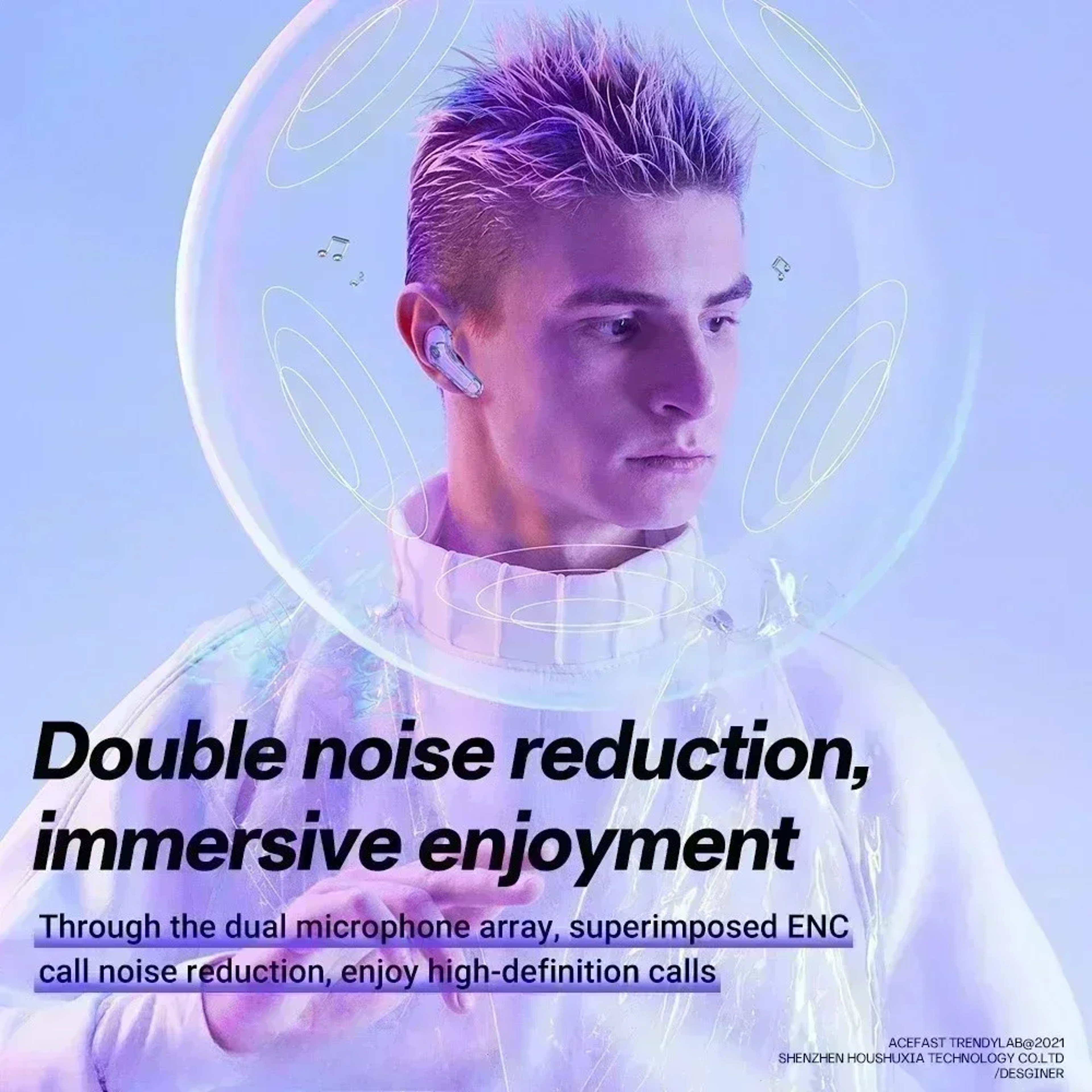 Wireless Bluetooth Earbuds with LED Display Touch Control for Sports and HD Calls – view 4