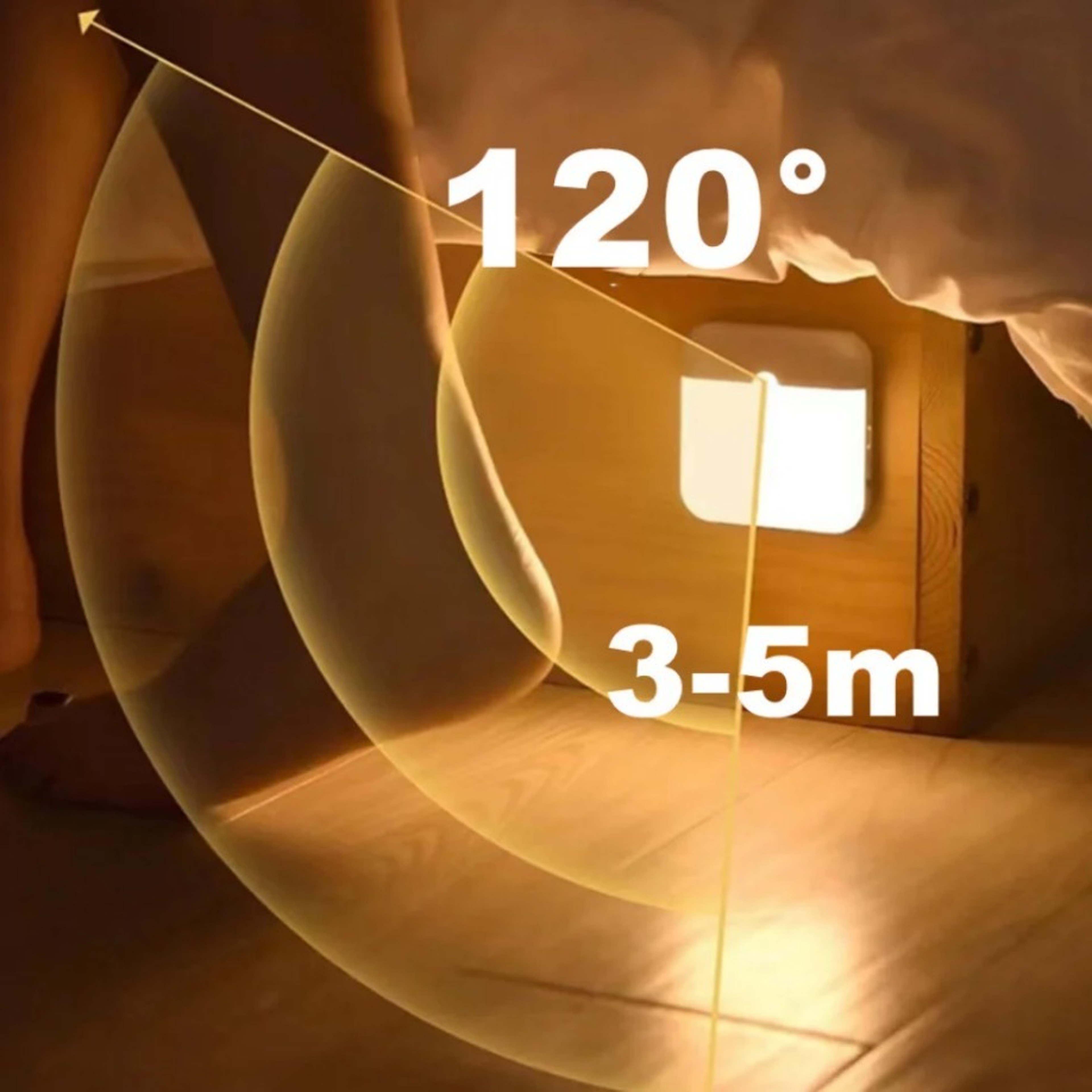 Rechargeable Motion Sensor Night Light For Closets Stairs And Hallways 2