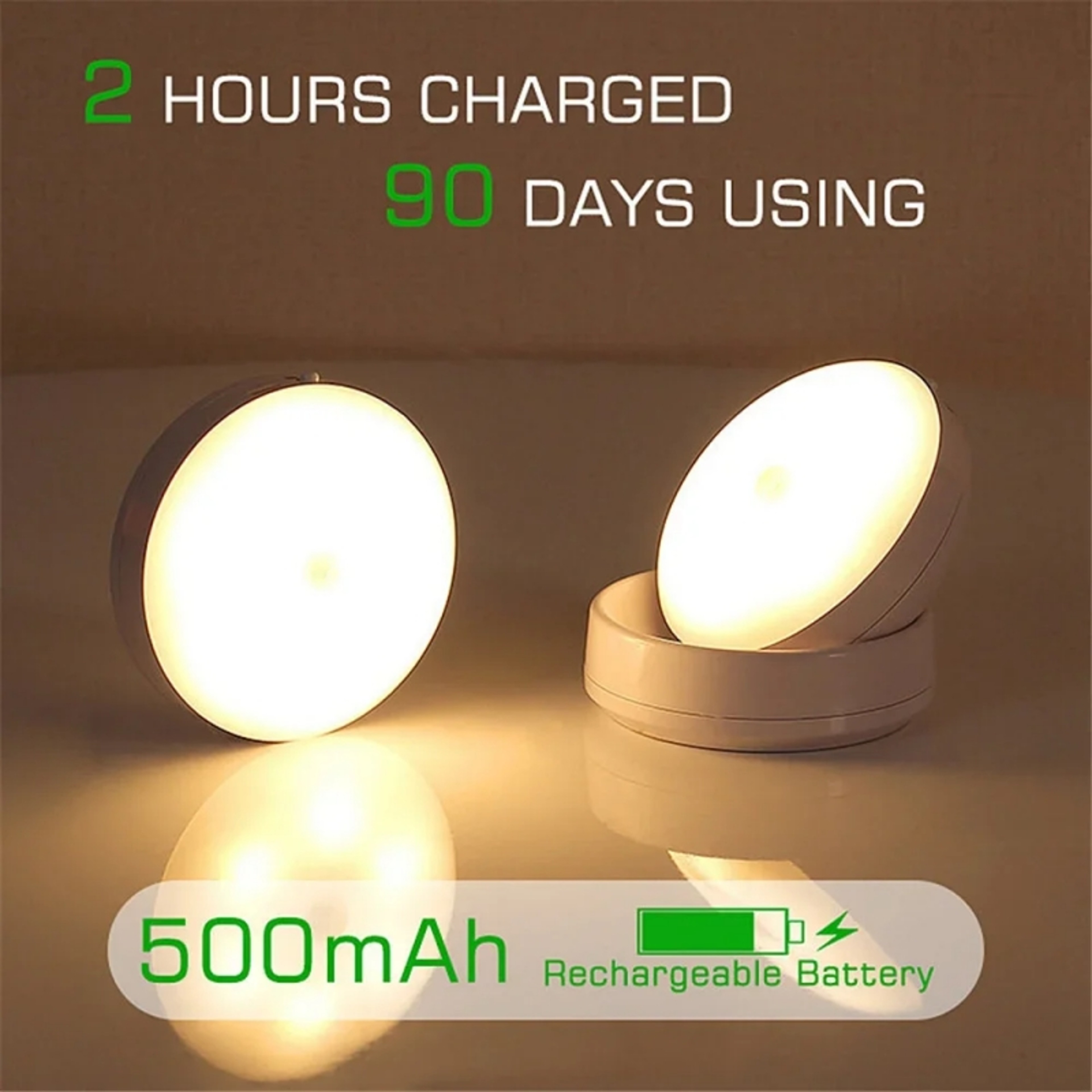 USB Rechargeable Motion Sensor Night Light – view 4
