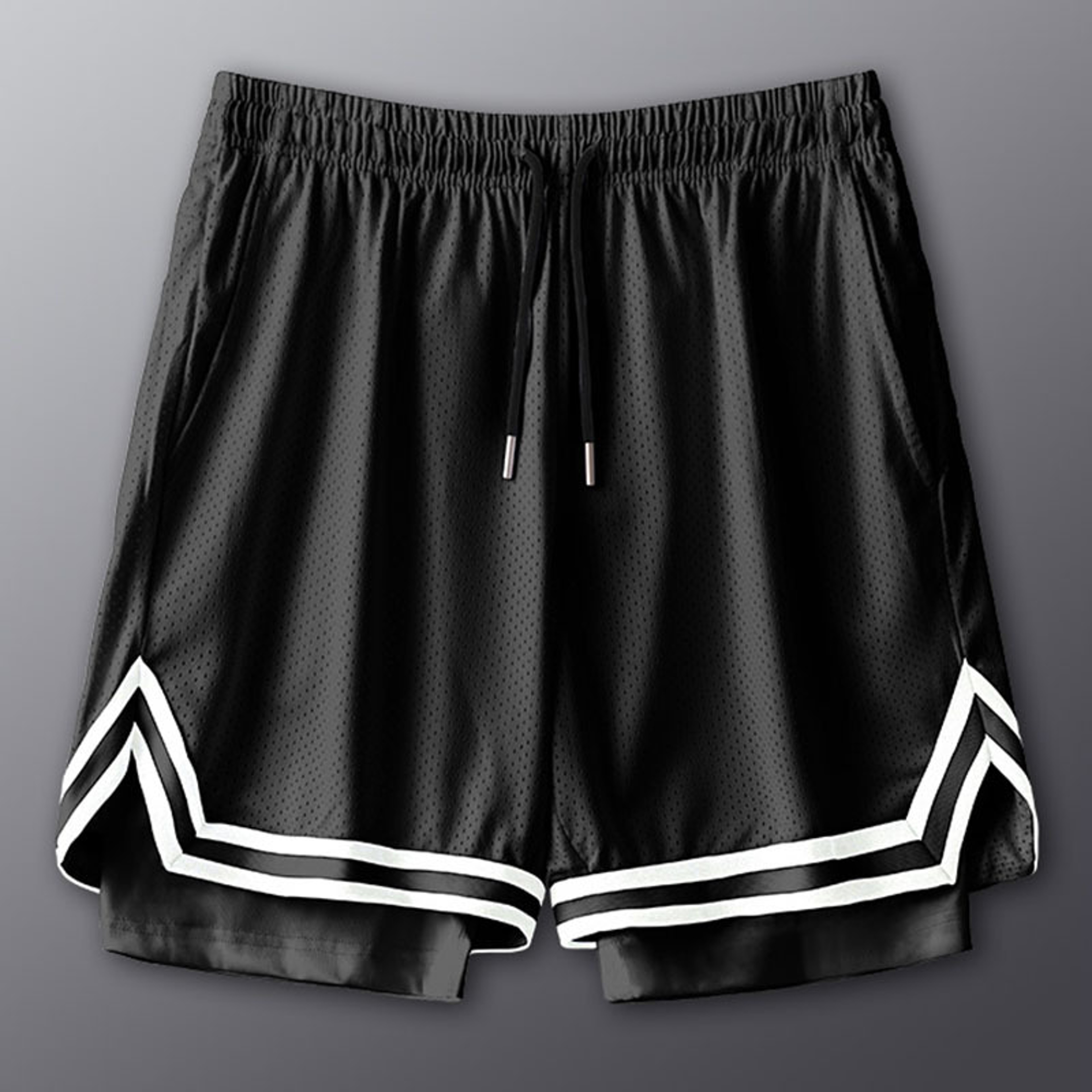 Men Basketball Shorts Quick Dry Running Gym Workout Training Shorts 4