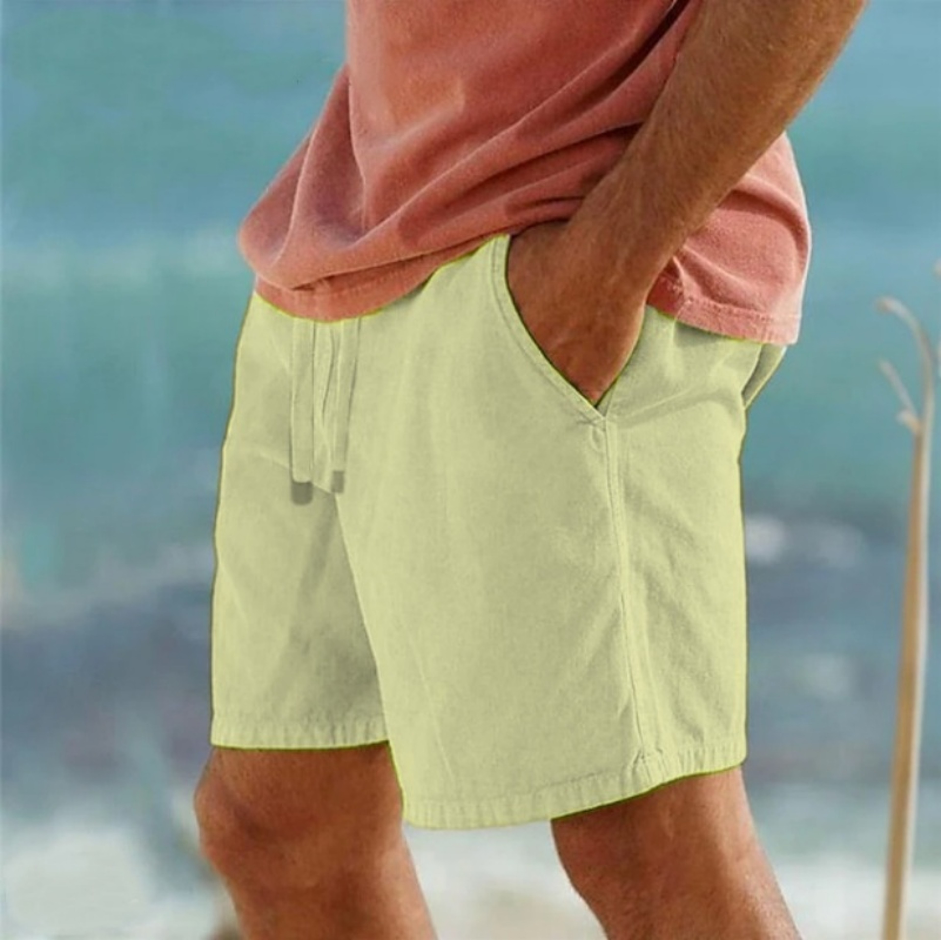 Mens Lightweight Athletic Shorts Breathable Oversized Beach Sports Shorts Plus Size Casual Wear 5