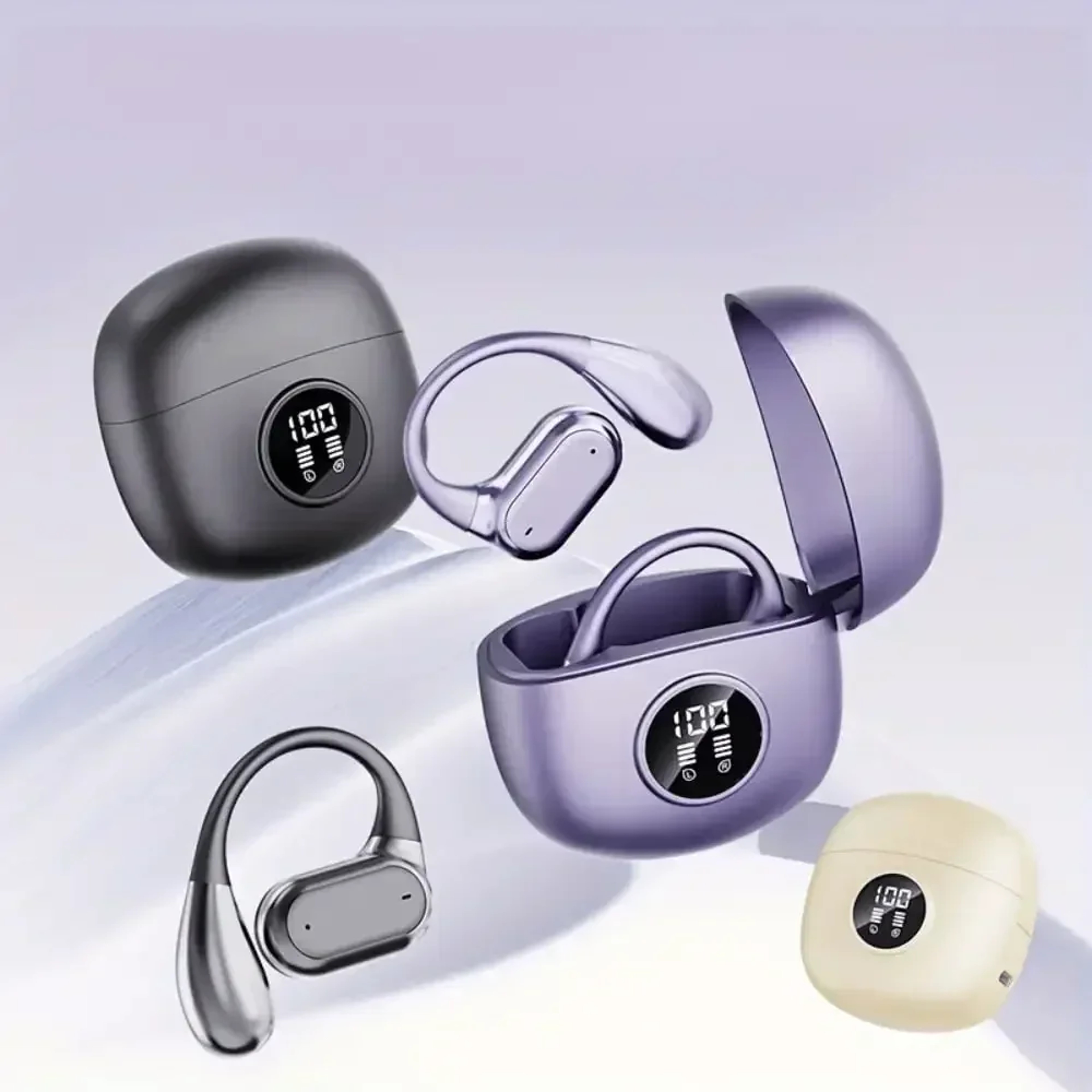 Wireless Bluetooth Earbuds with Boom Microphone for Clear Calls and Hands Free Audio – view 4