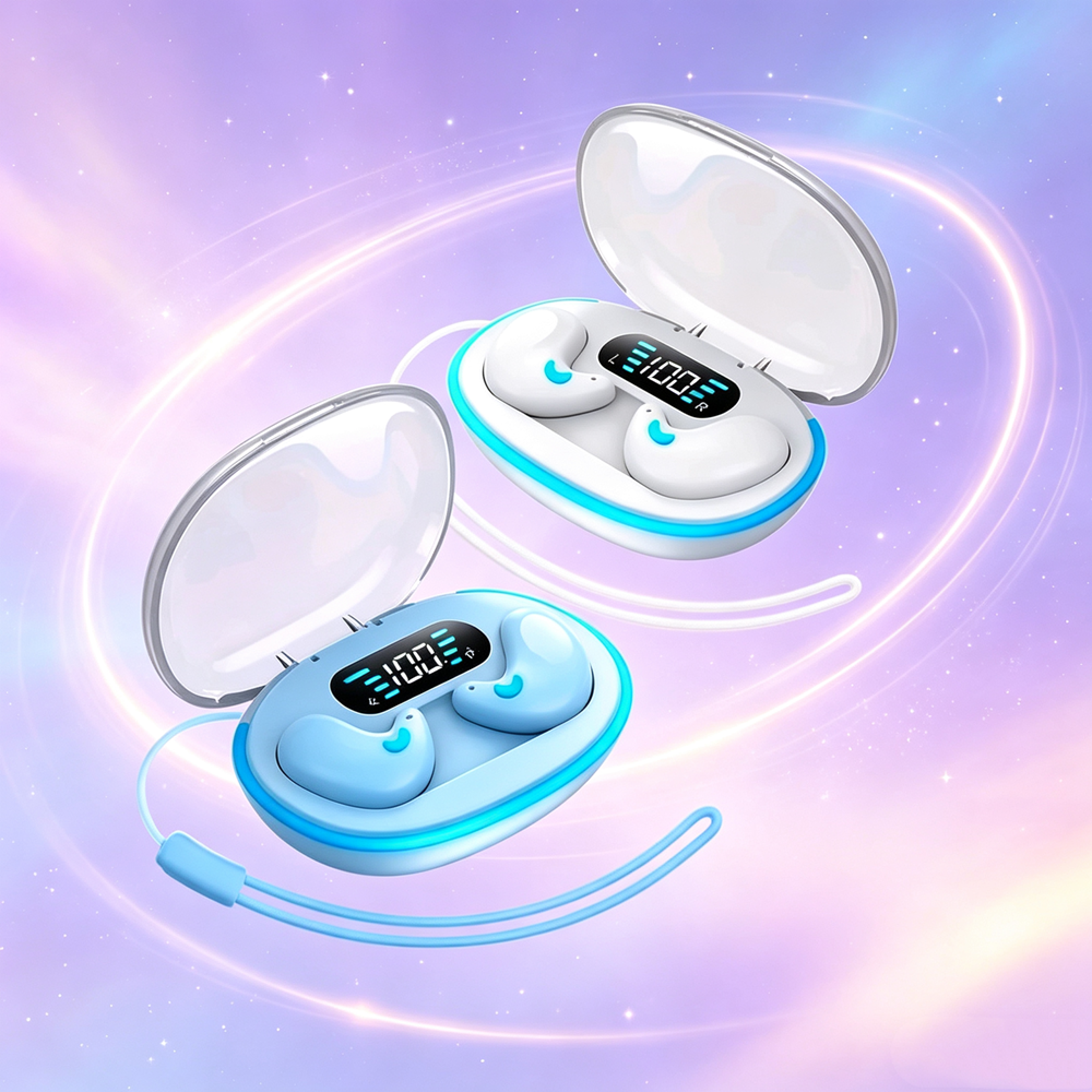 TWS Wireless Bluetooth Earphones with Spatial Audio Gaming Headset for Virtual Surround Sound – view 1