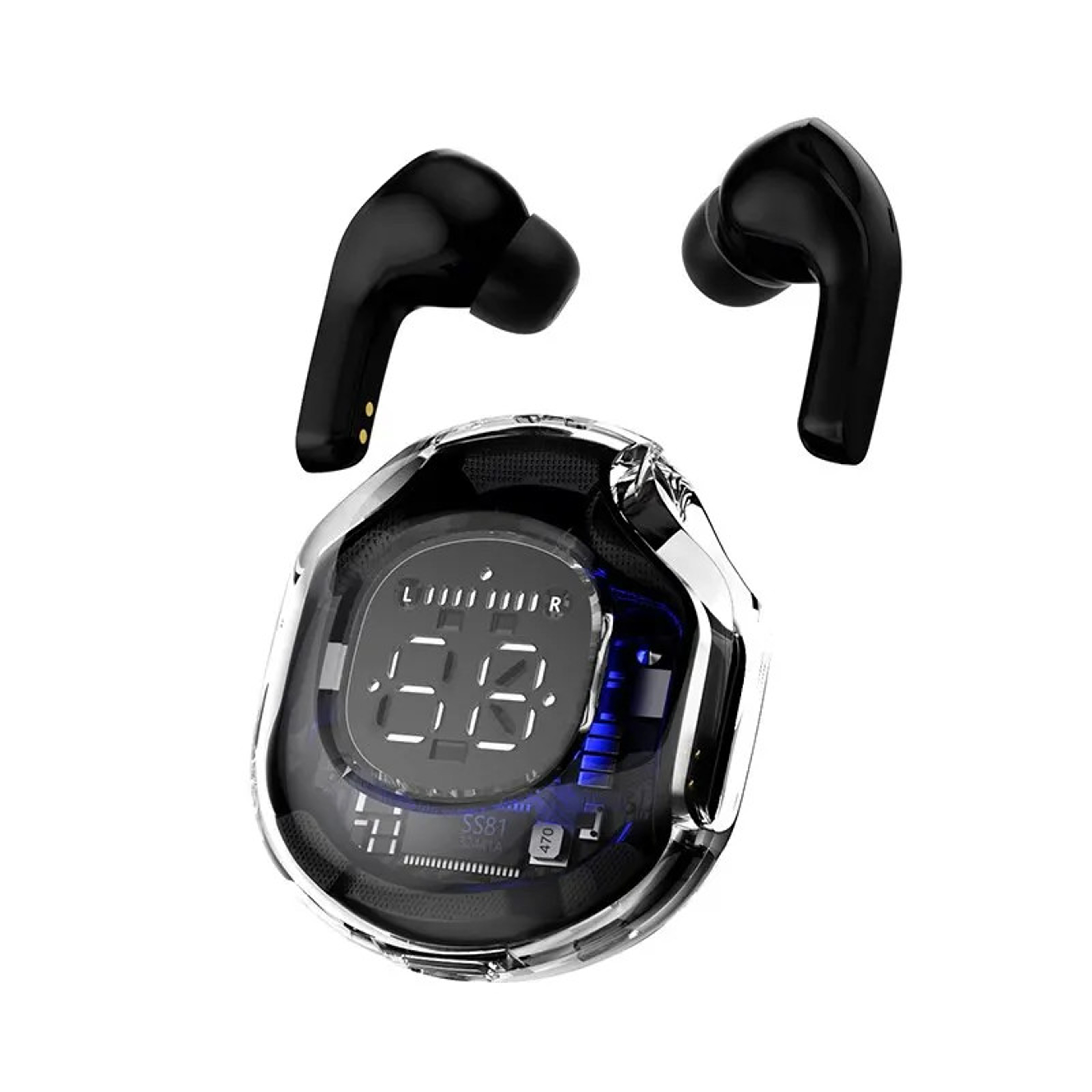 Wireless Bluetooth Headphones with LED Display Rechargeable Earbuds – view 7