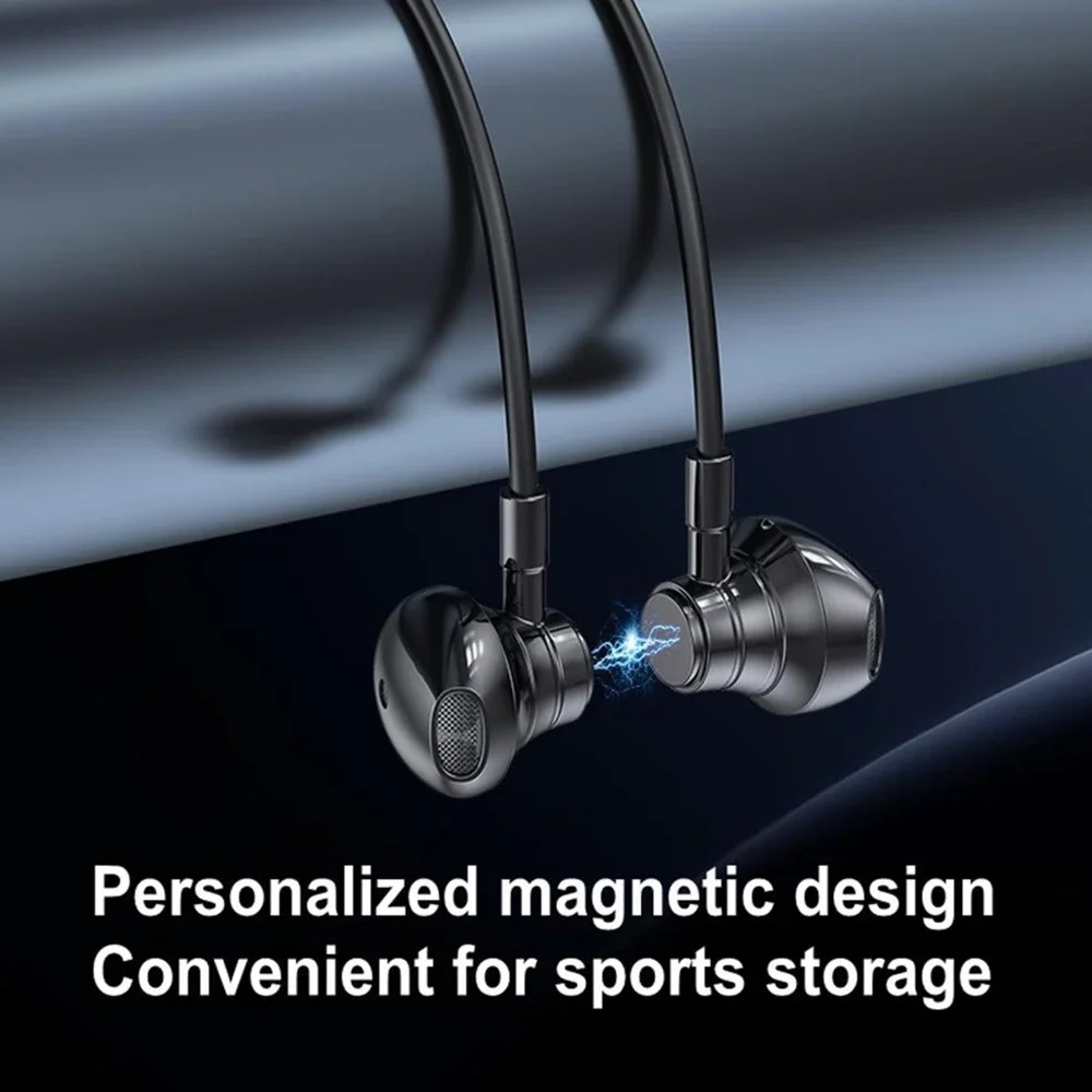 Long Endurance LED Bluetooth Earbuds HiFi Wireless Neckband Headphones – view 4