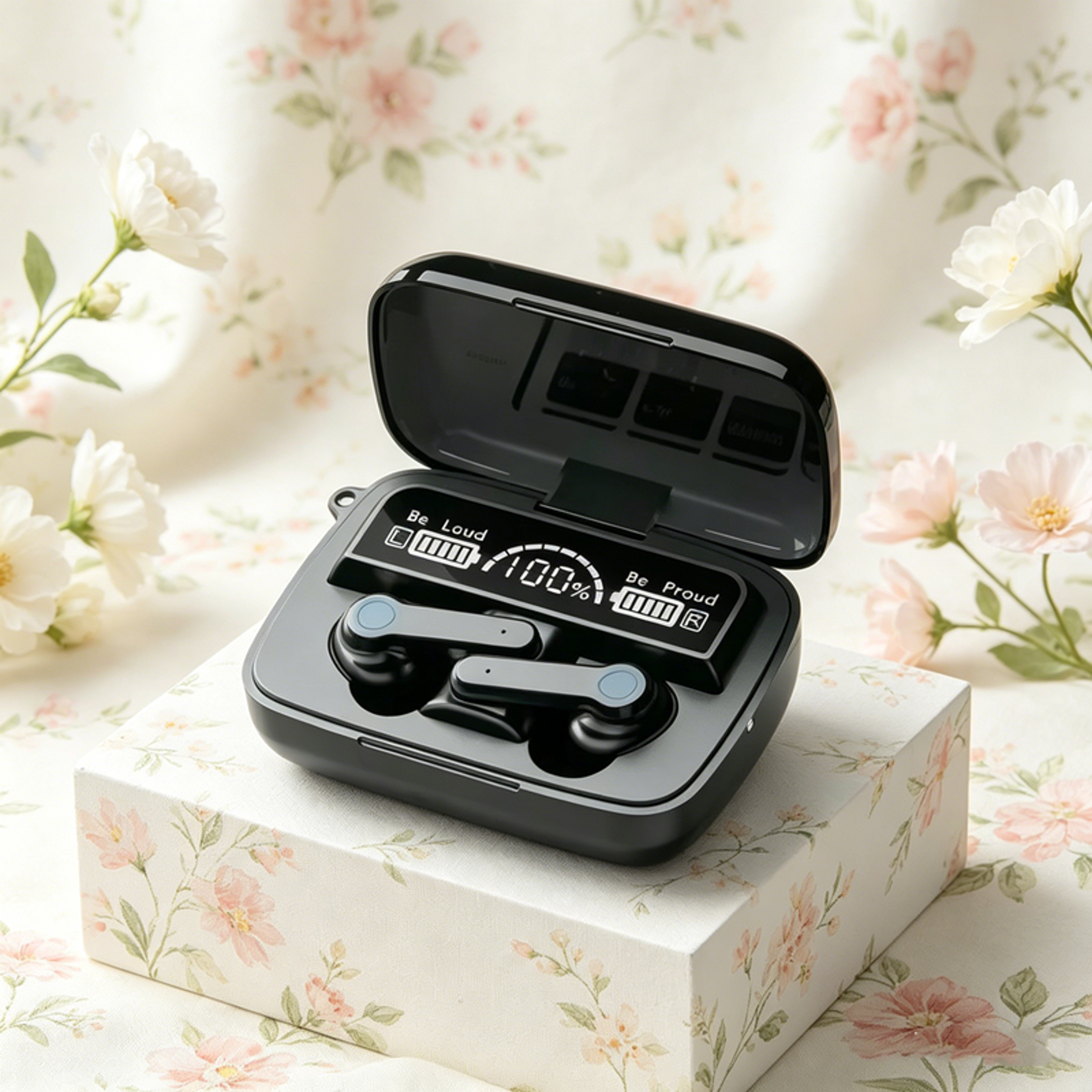 TWS Bluetooth Wireless Earbuds with Touch Control Waterproof Design and Digital Display – view 1