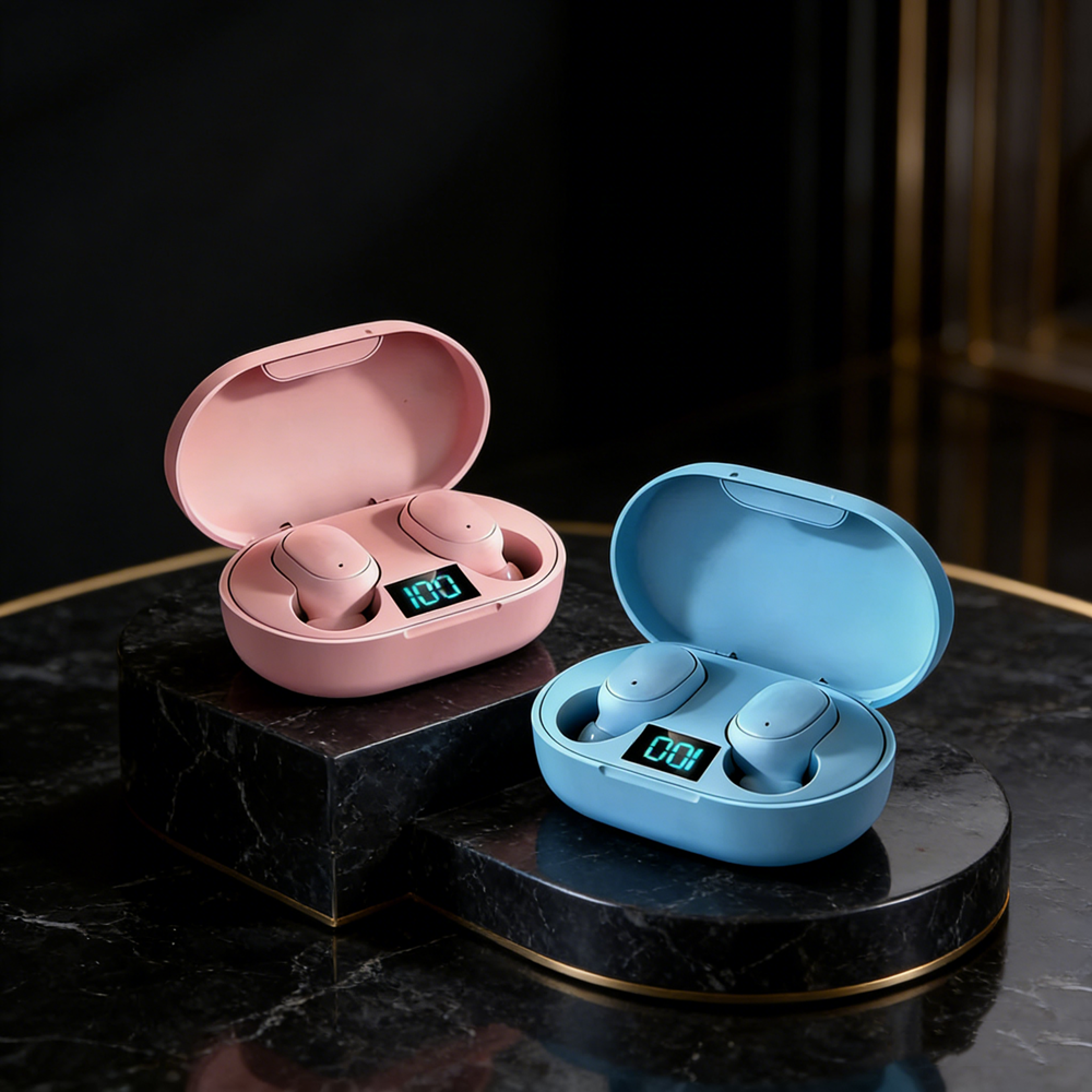 Wireless Bluetooth Earbuds Noise Cancelling Headphones With Microphone 0