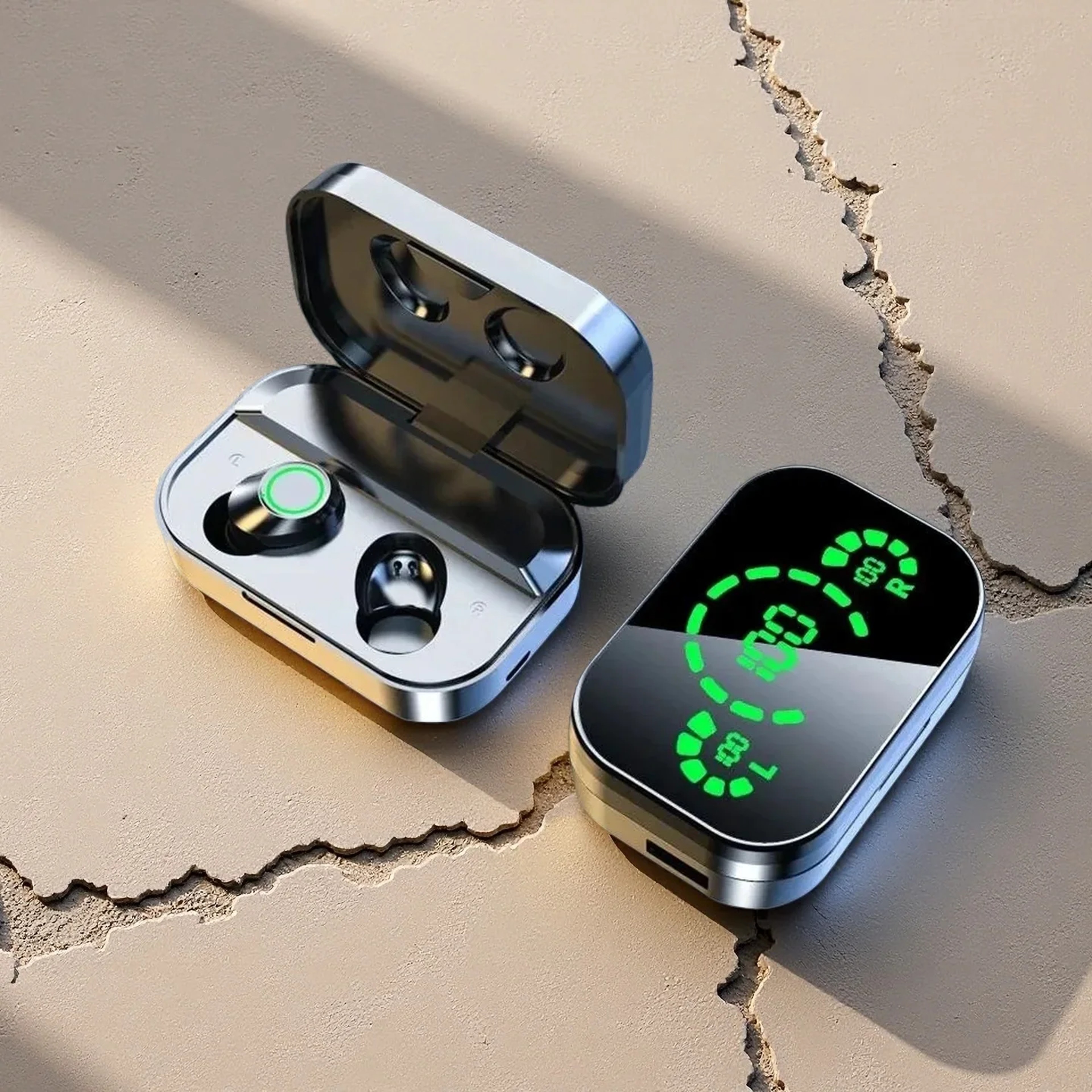 Wireless Earbuds TWS Bluetooth Headphones with LED Display and Mic – view 4