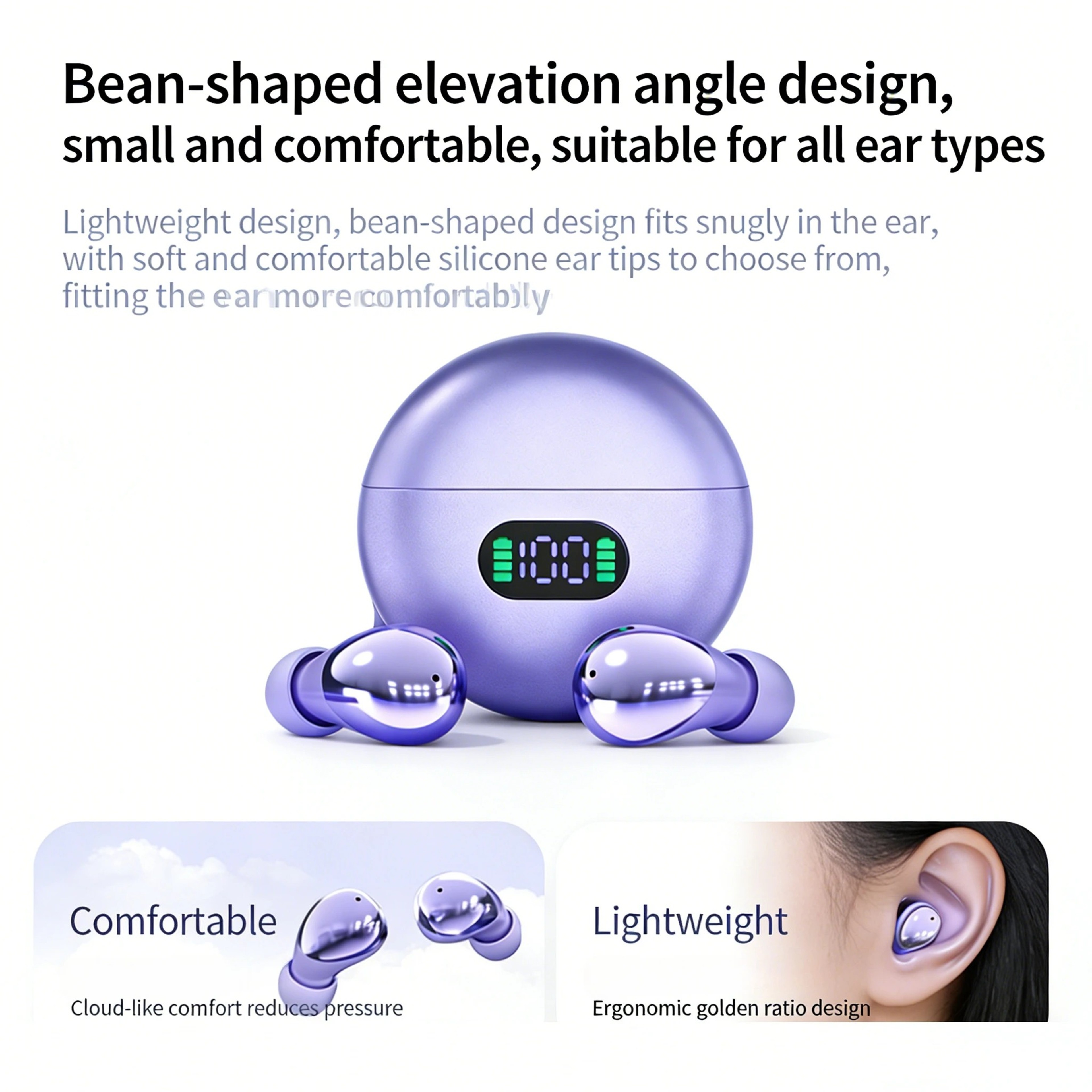 Low Latency Gaming Bluetooth Earbuds with Immersive Audio and Long Battery Life – view 6