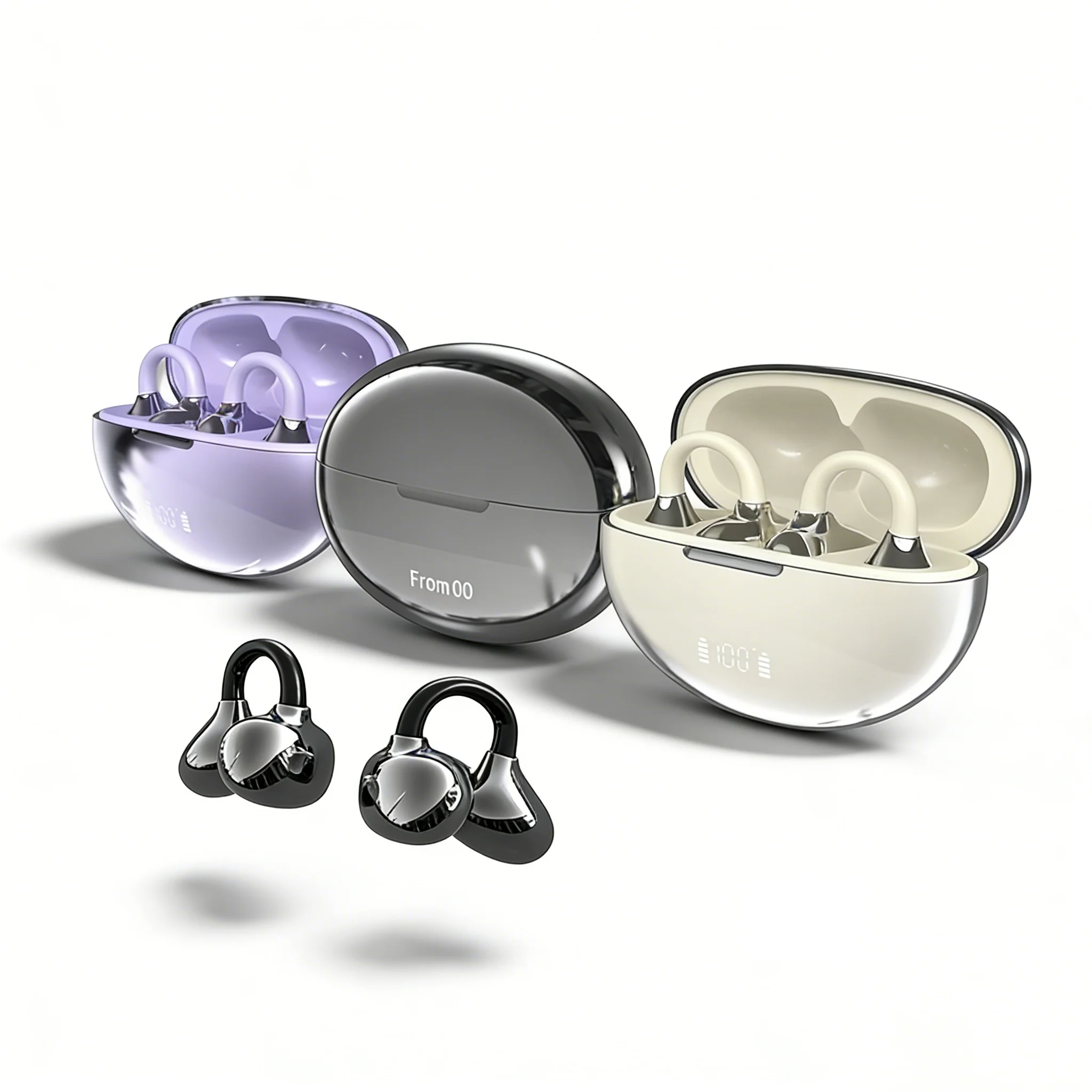 Clip On Earbuds Wireless Earphones with Clear Calls and Comfortable Daily Wear – view 6