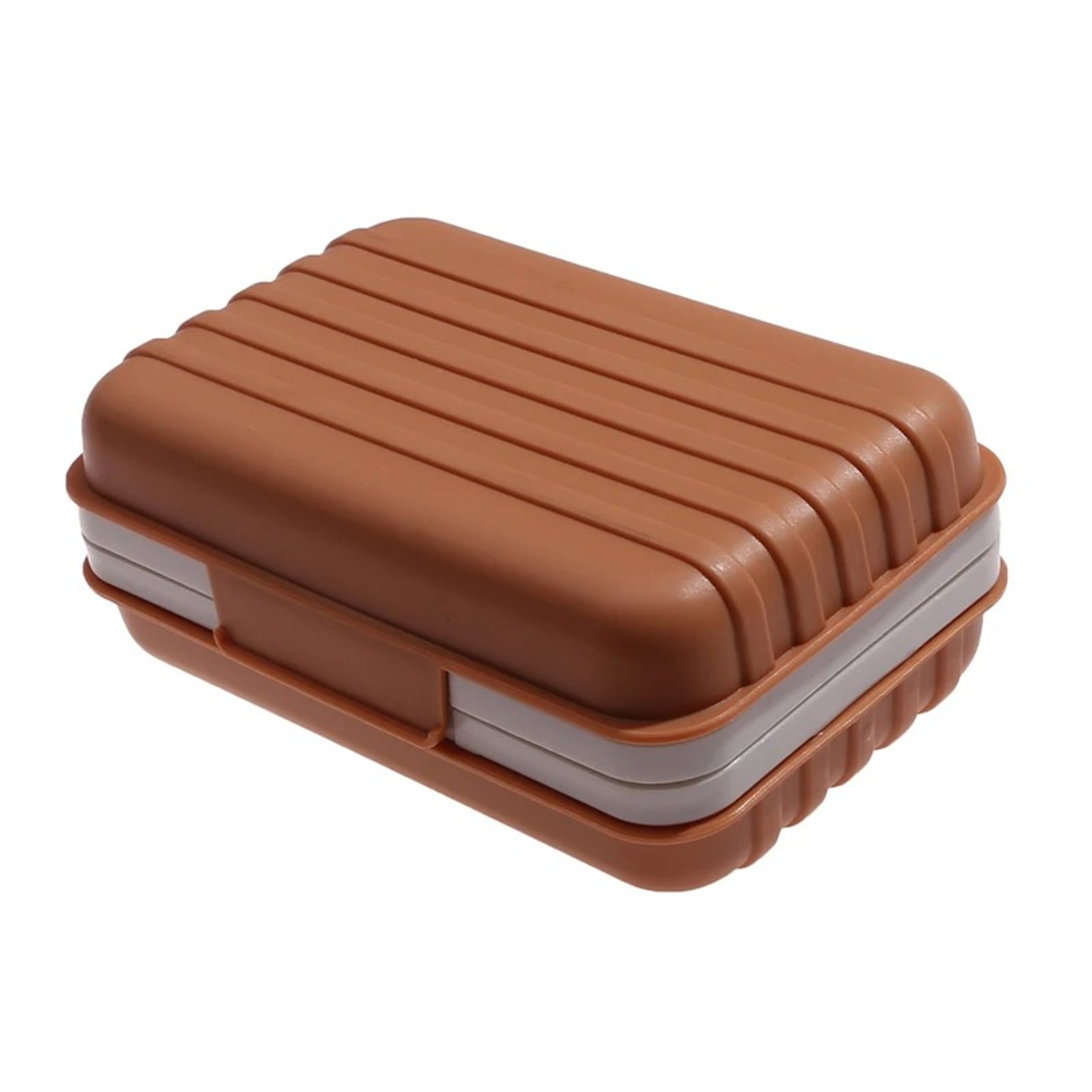 Compact Travel Soap Case with Lid and Drying Tray – view 9