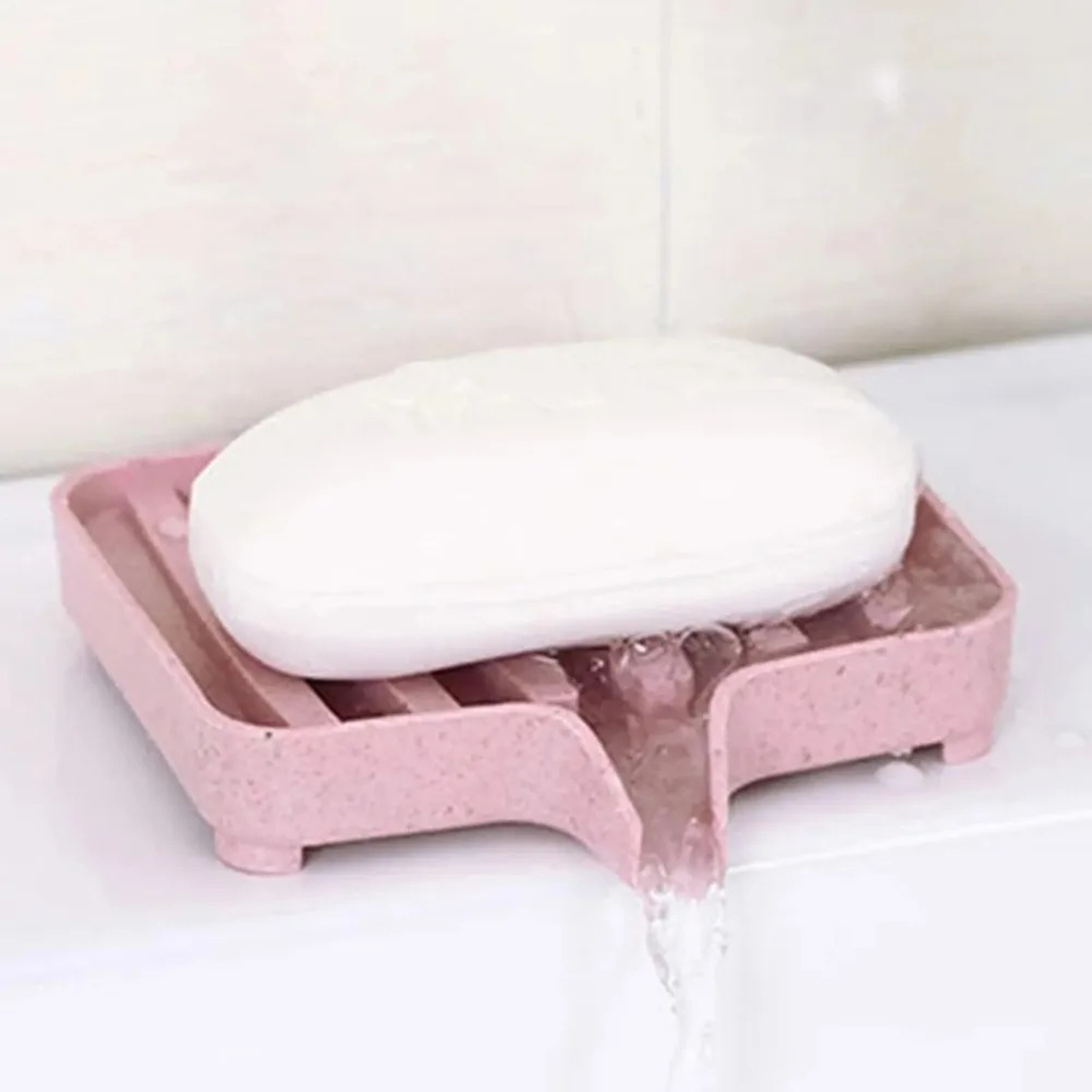 Space Saving Self Draining Soap Dish For Bathroom And Kitchen 3