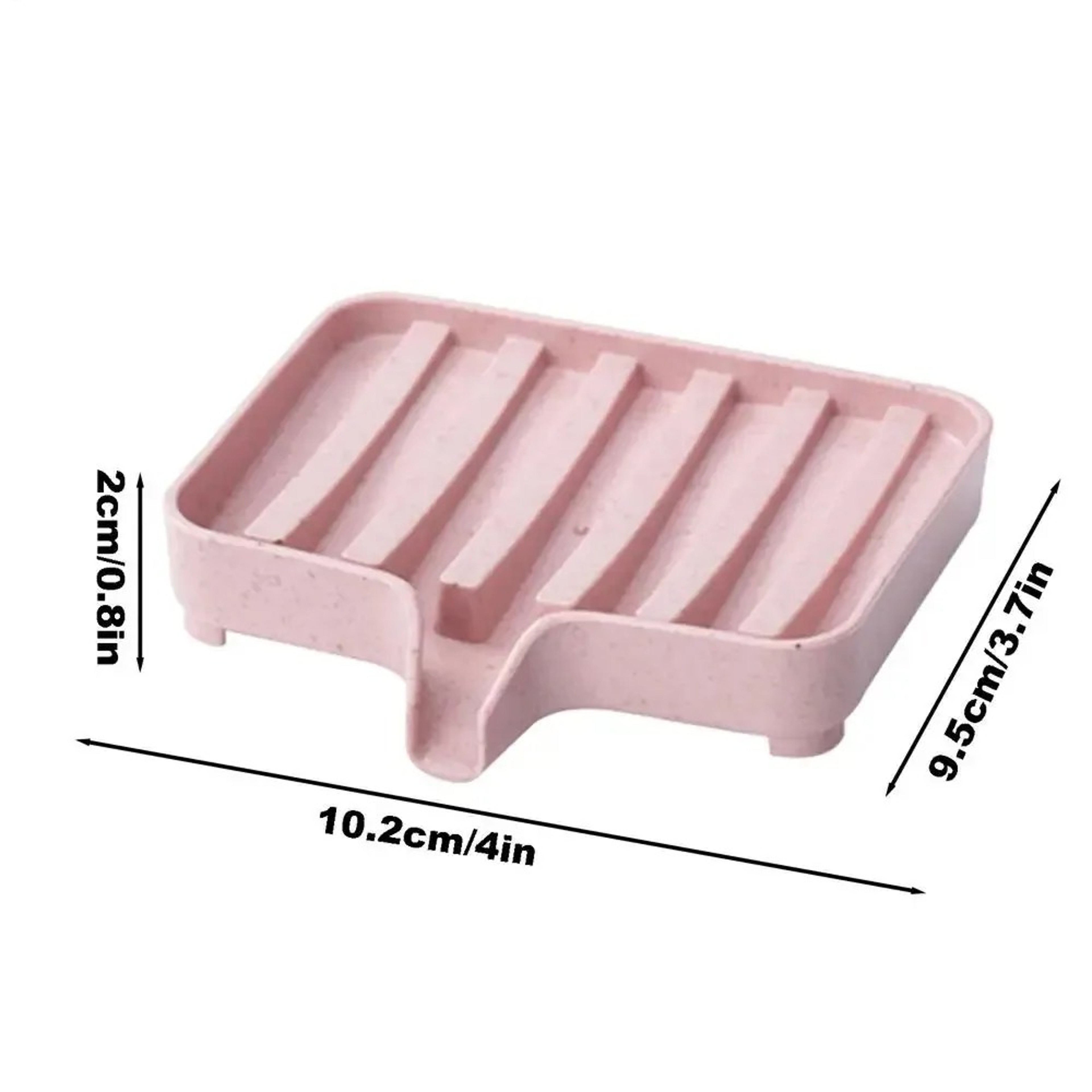 Space Saving Self Draining Soap Dish For Bathroom And Kitchen 5