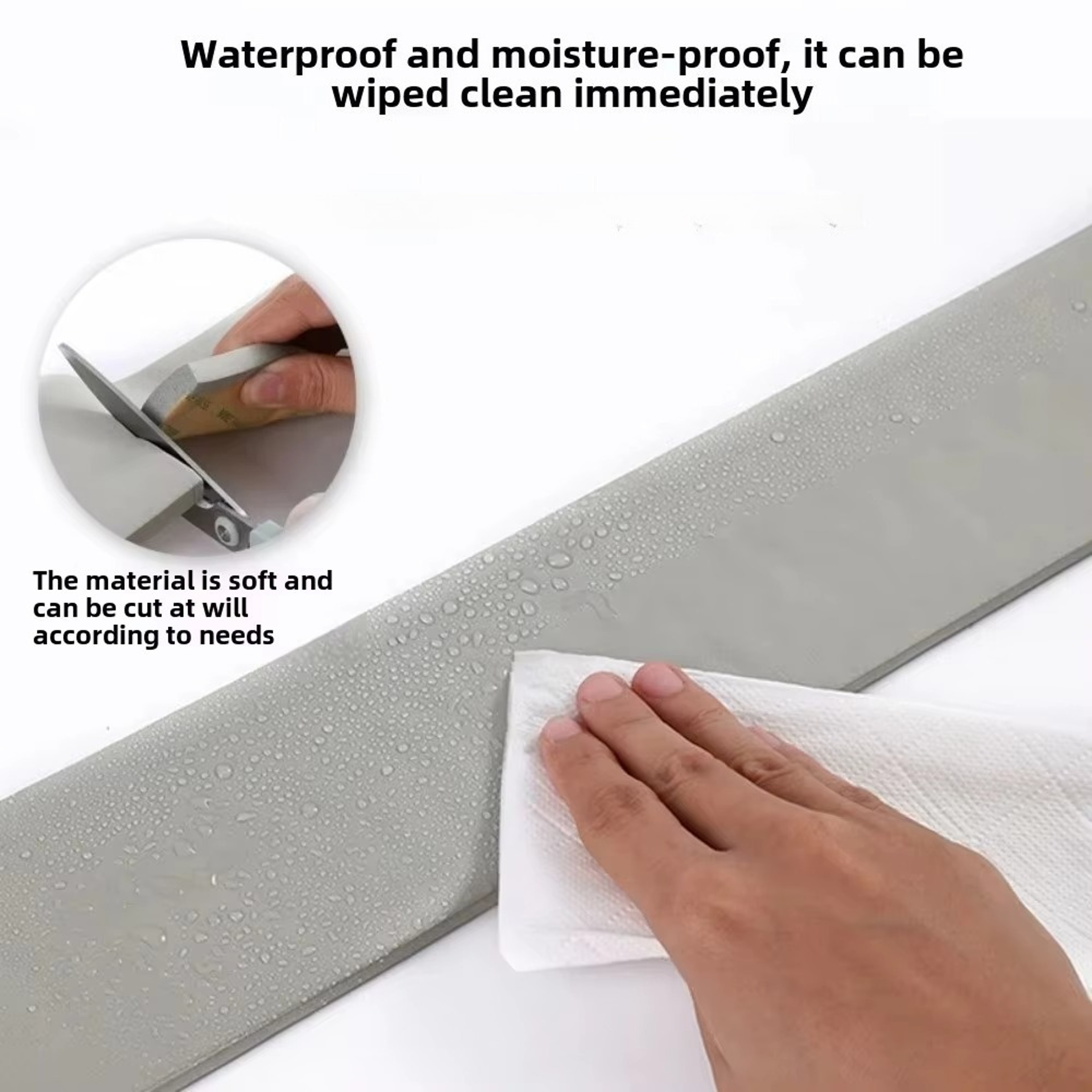 Self Adhesive Foam Wall Corner Protector And Decorative Skirting Strip 1