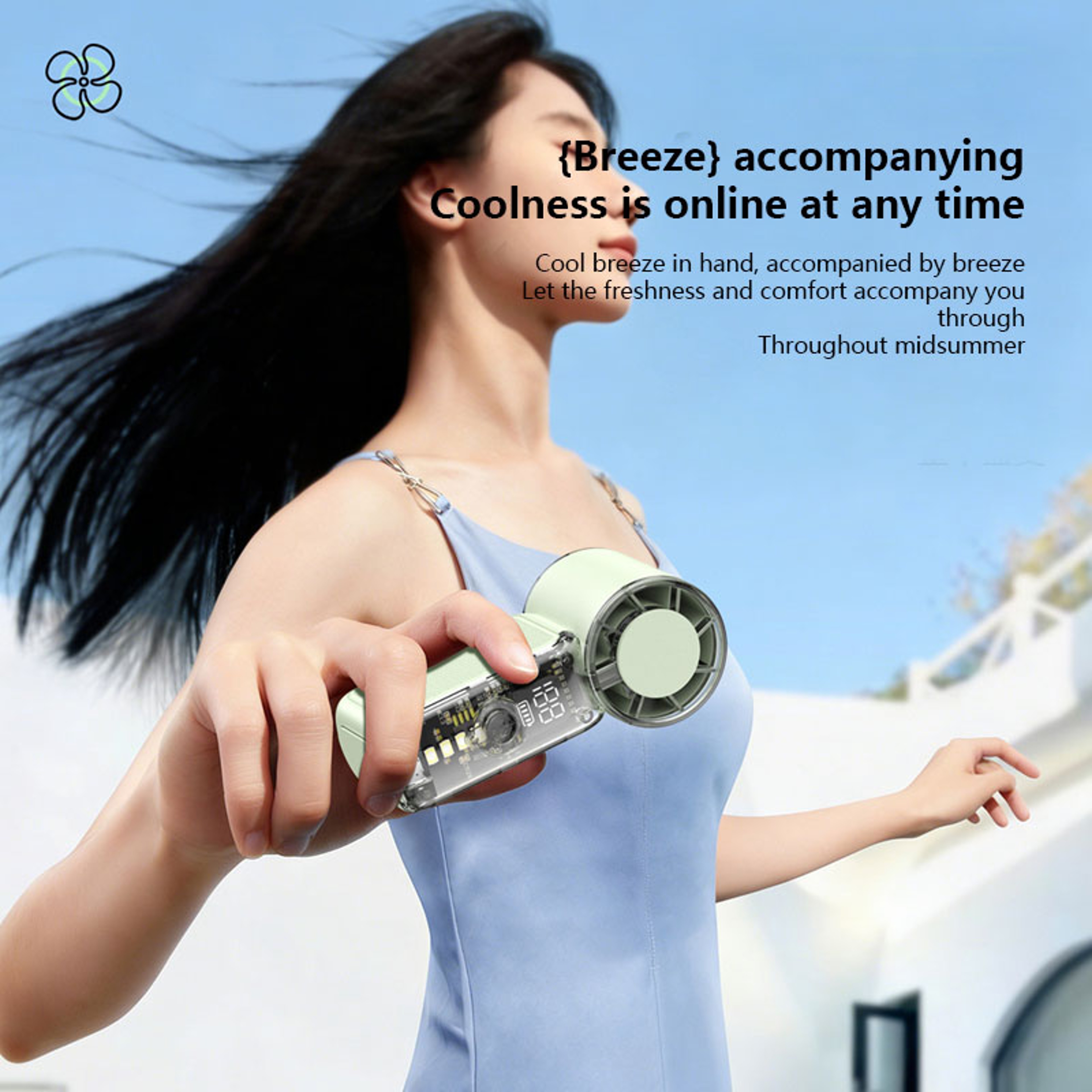 ArcticRush Semiconductor Cooling Portable Handheld Fan – view 5