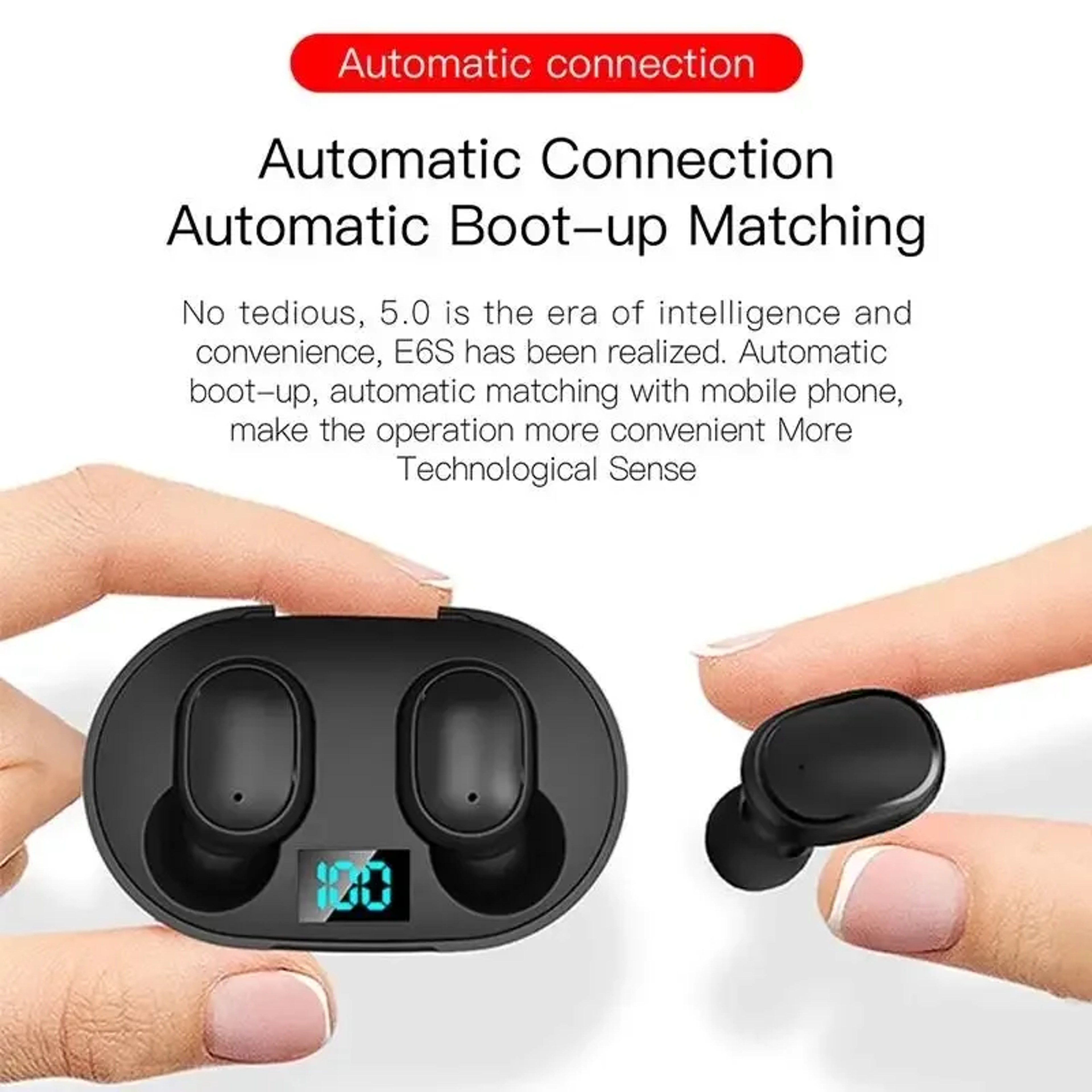 TWS Noise Cancelling Wireless Earbuds With Microphone 2