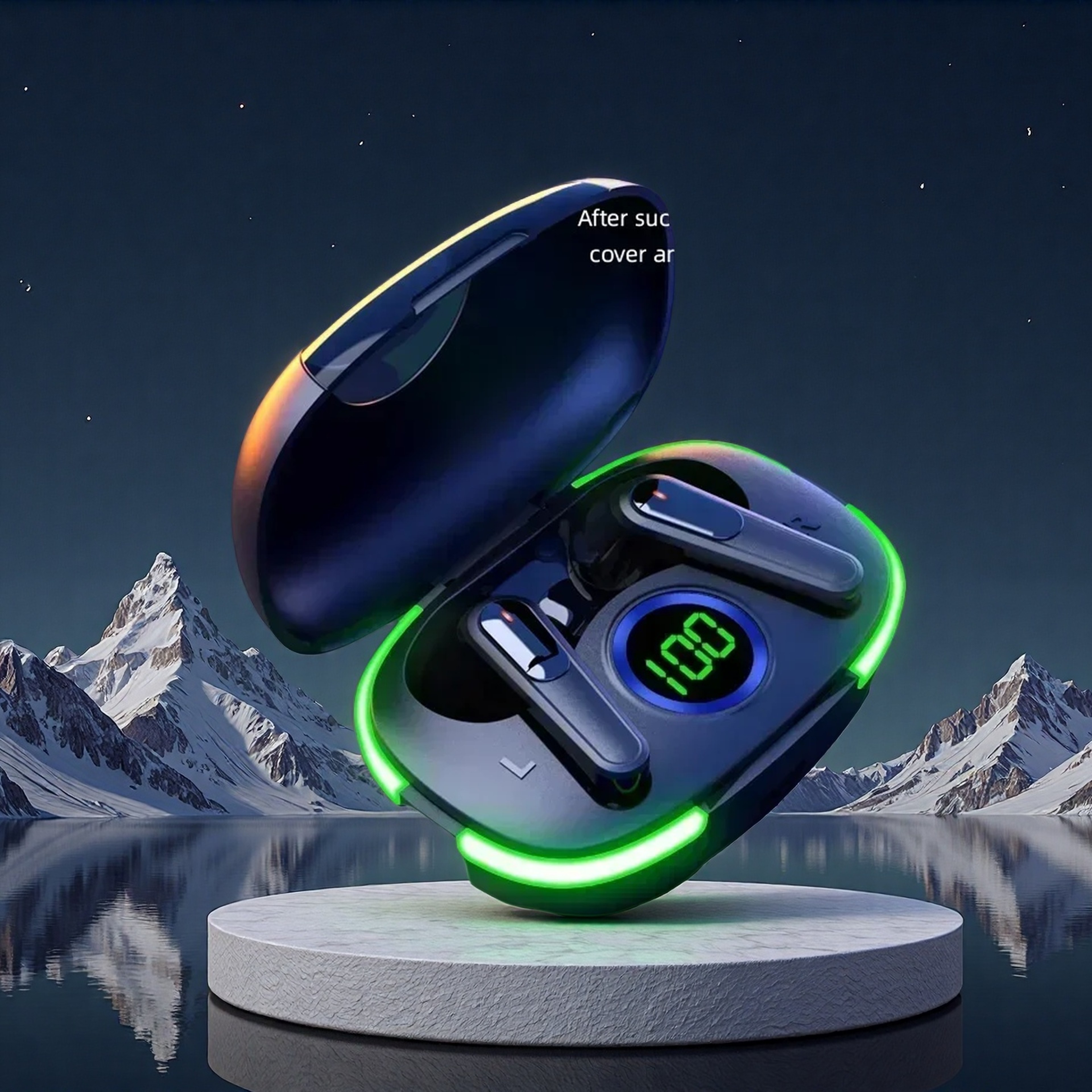 HiFi TWS Wireless Earbuds Bluetooth with Mic and LED Display – view 2