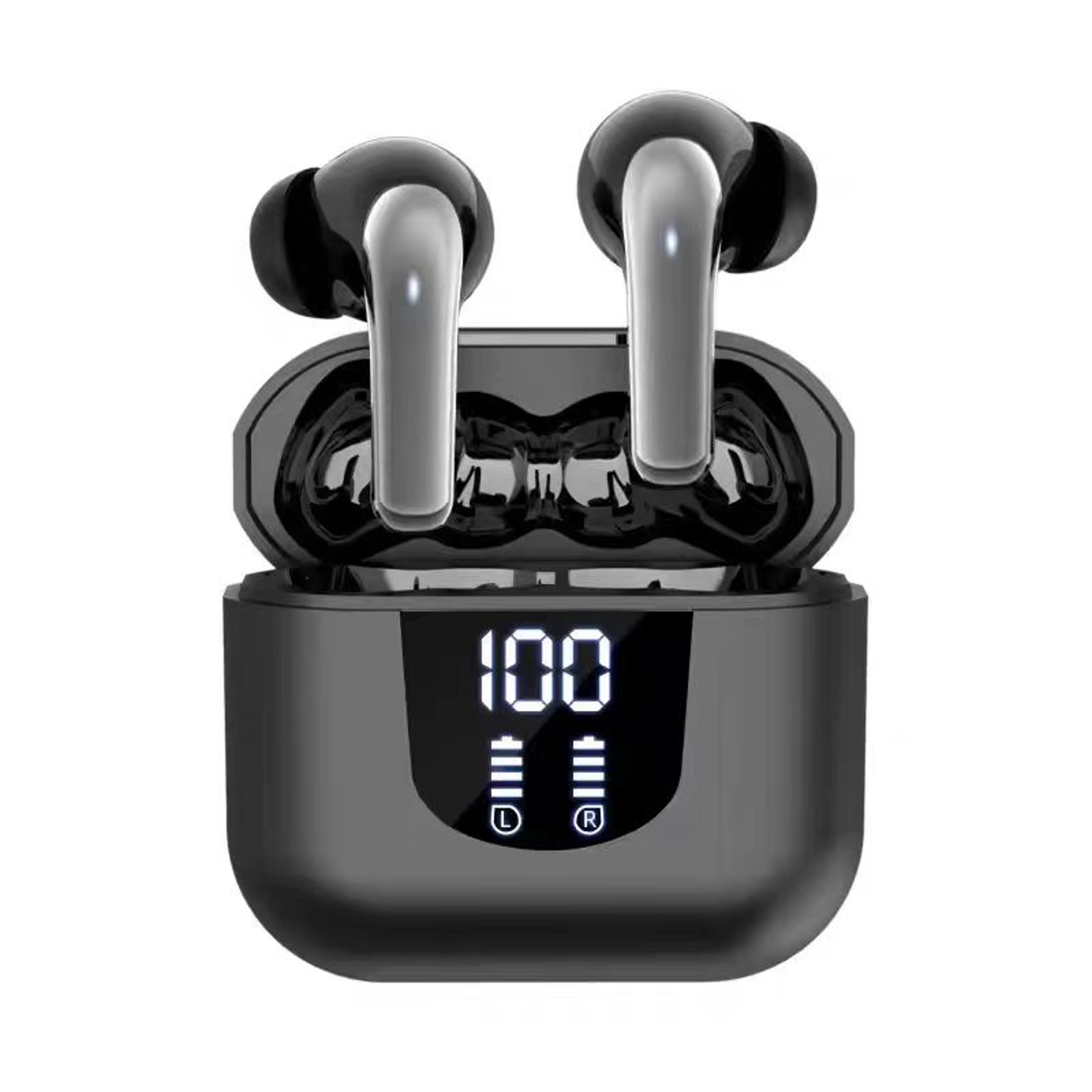 Wireless Bluetooth Earbuds With LED Power Display Touch Control And Low Latency Stereo 6