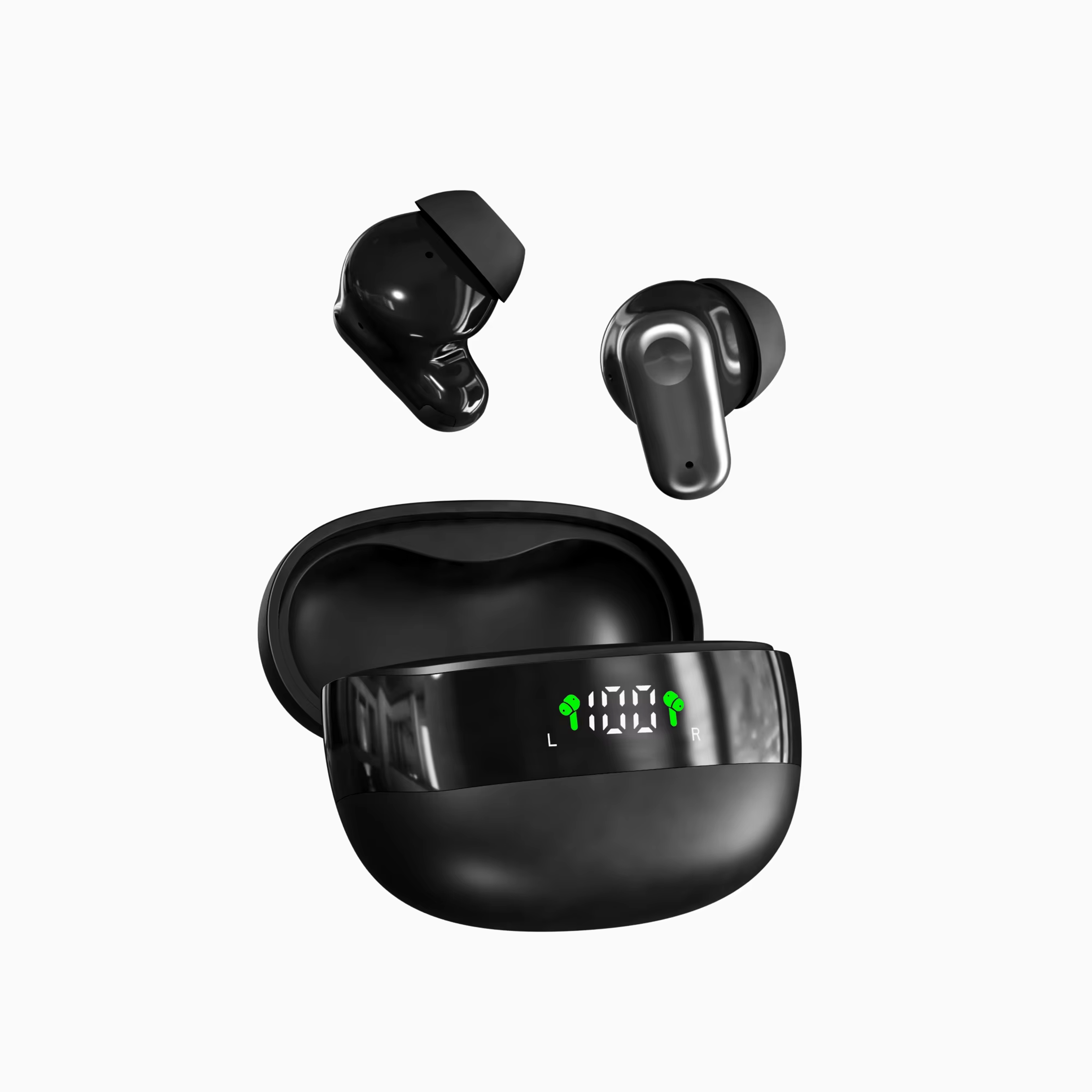 Mini Wireless Earbuds with Noise Cancellation and LED Display – view 8
