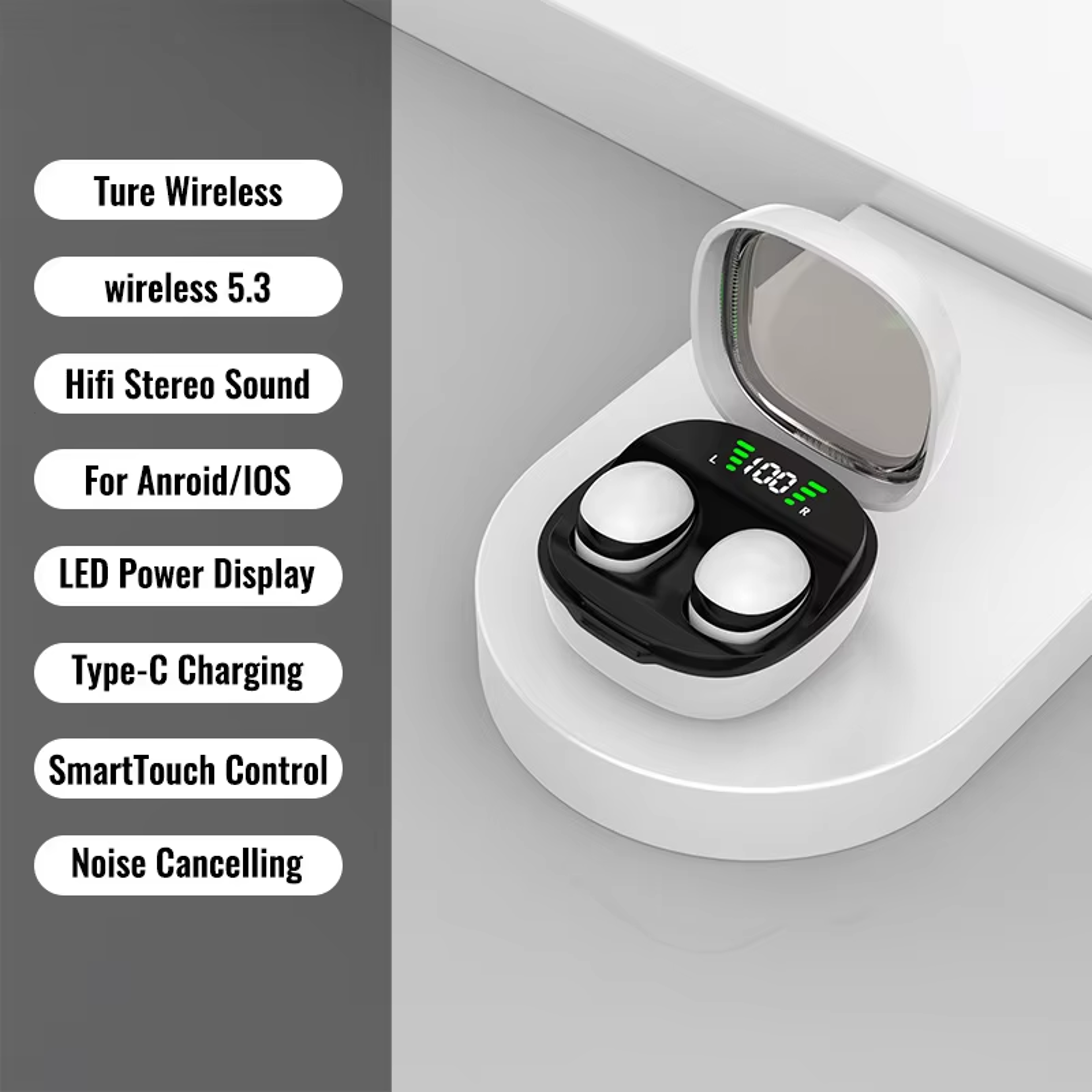 Mini Invisible Bluetooth Earbuds for Sleep Work and Sports – view 8