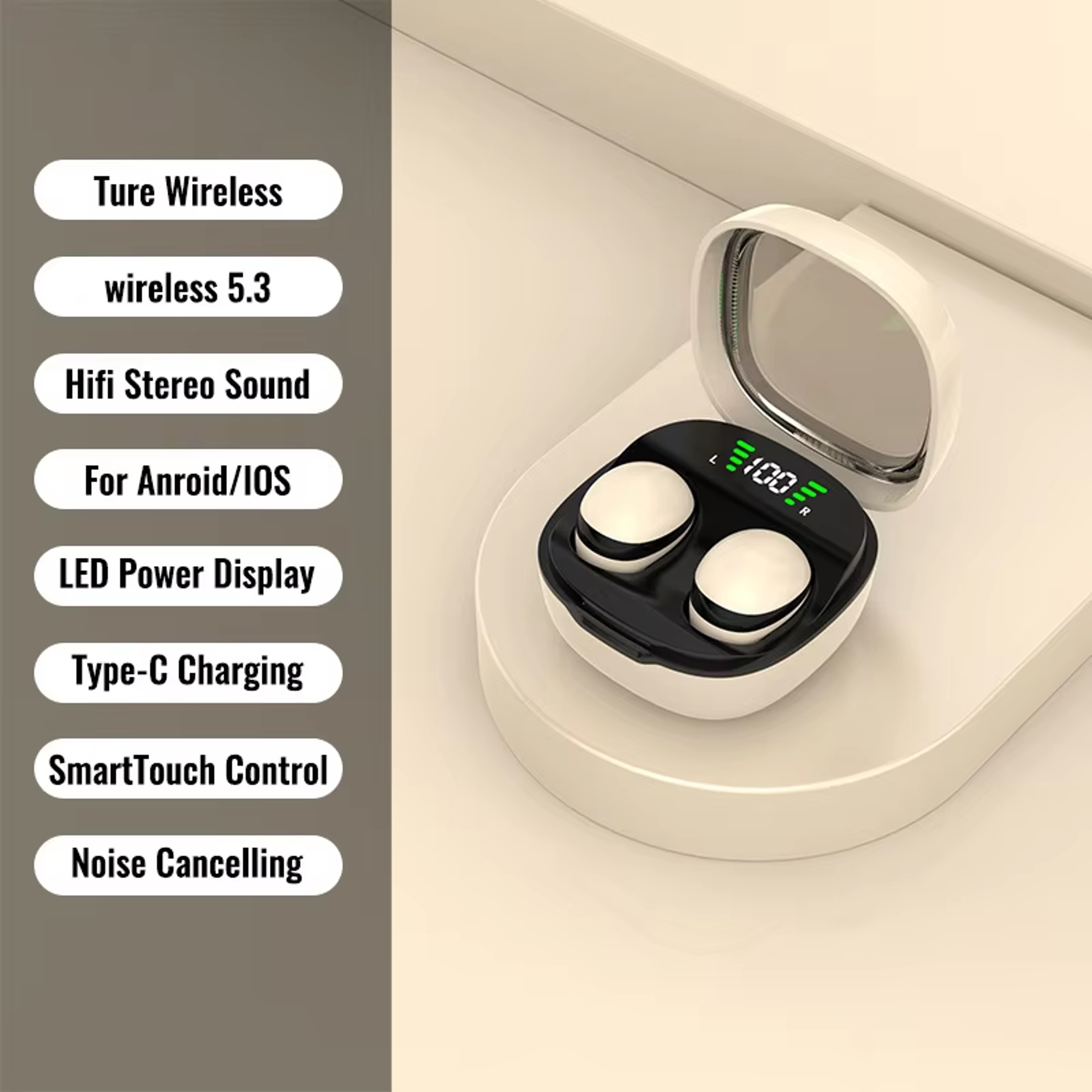 Mini Invisible Bluetooth Earbuds for Sleep Work and Sports – view 9